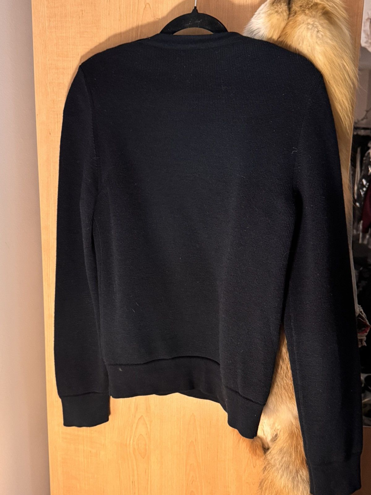 Balenciaga Dark Blue Balenciaga Wool shoulder button Sweater Size US S / EU 44-46 / 1 - 2 Thumbnail