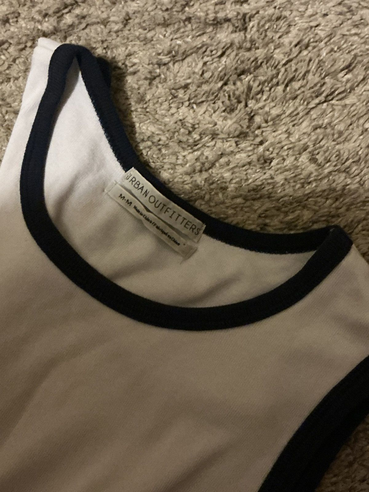 Urban Outfitters Urban Outfitters white cropped tank top Size M / US 6-8 / IT 42-44 - 3 Thumbnail