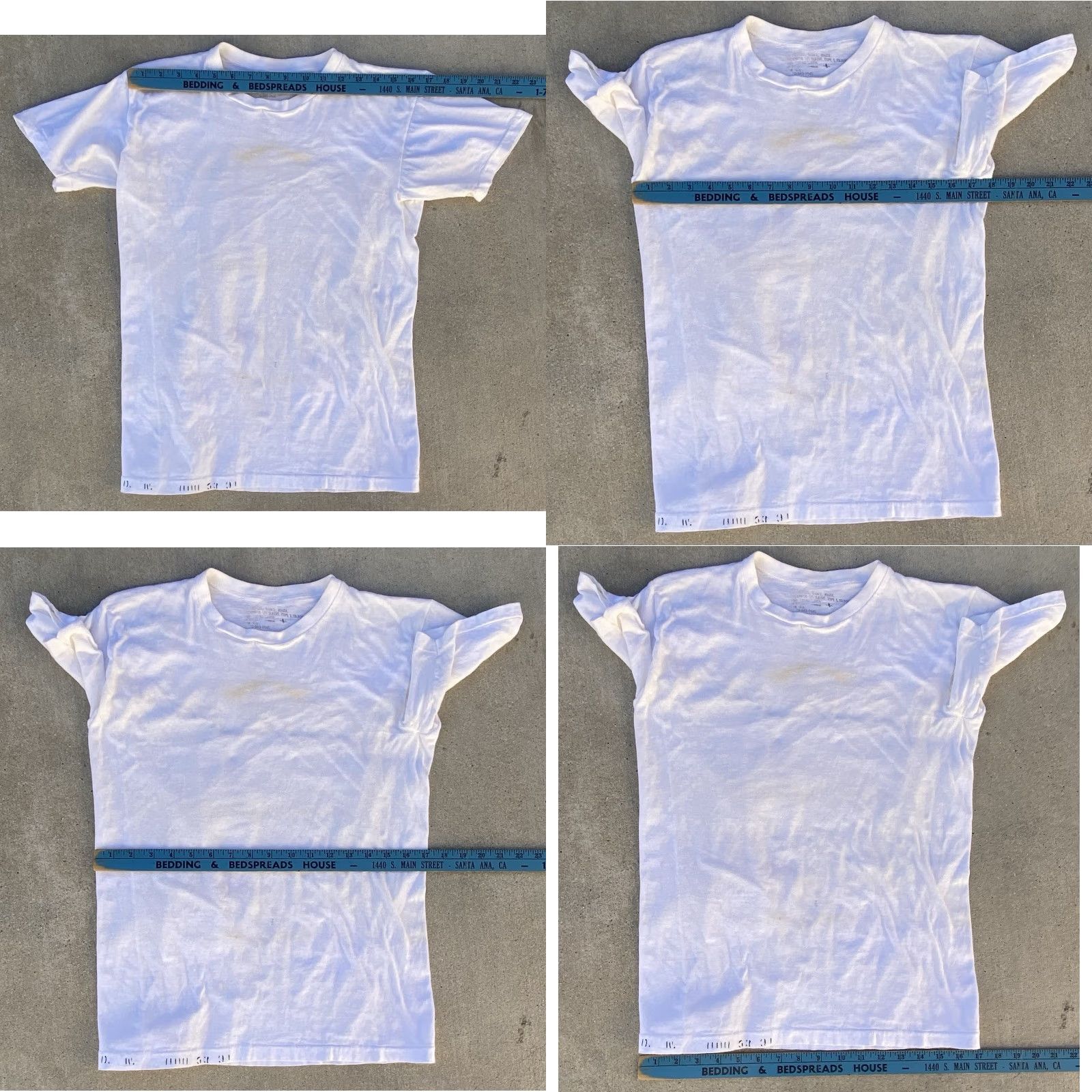 Vintage VINTAGE US Military Issue T-Shirt White Short Sleeve Crew Neck Size 4 Regular Patina Laundry ID ENSLEY D. W. Vintage 4 Mens Size US S / EU 44-46 / 1 - 8 Thumbnail