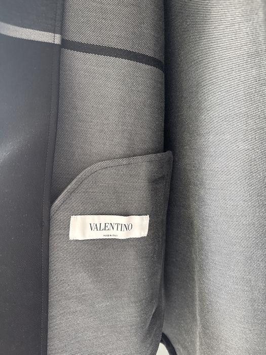 Valentino VALENTINO JACQUARD V-VALENTINO INTARSIA COTTON PEA COAT RARE Size US M / EU 48-50 / 2 - 6 Thumbnail