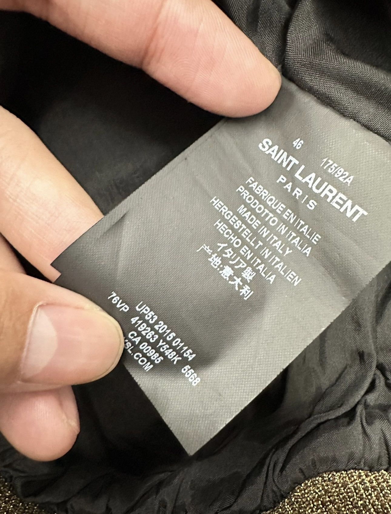Saint Laurent Paris Saint Laurent Paris SS16 Palm Jacket HEDI SLIMANE SZ 46 Size US S / EU 44-46 / 1 - 6 Thumbnail