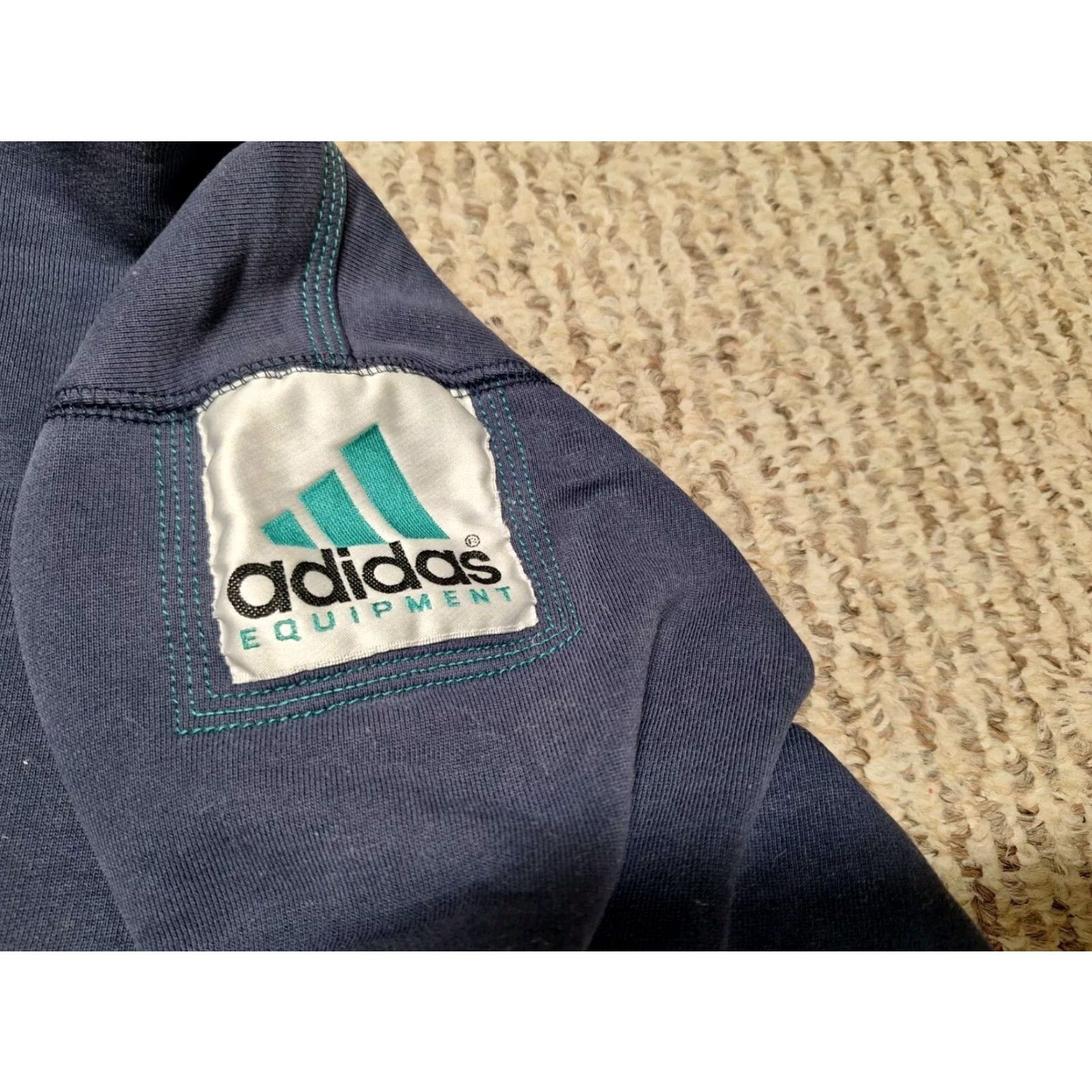 Adidas VINTAGE Adidas Equipment Hoodie Sweatshirt Mens S Navy, Hoodie, Mens, S, Navy, 90s, Graphic Print, Hooded, Pockets Size US S / EU 44-46 / 1 - 6 Thumbnail
