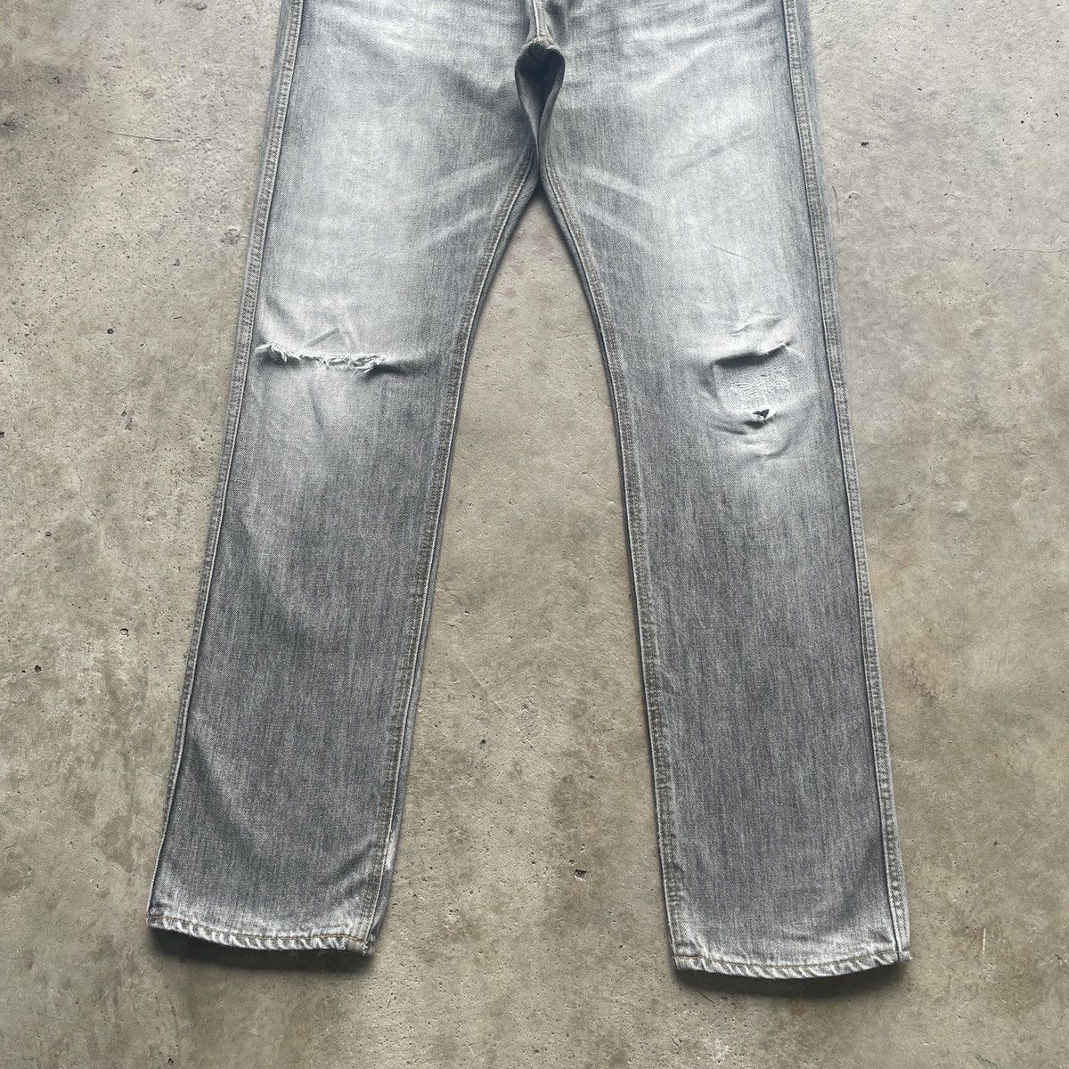Japanese Brand W33 Vintage Japanese Distressed Faded Black Jeans Pants Size US 33 - 4 Thumbnail