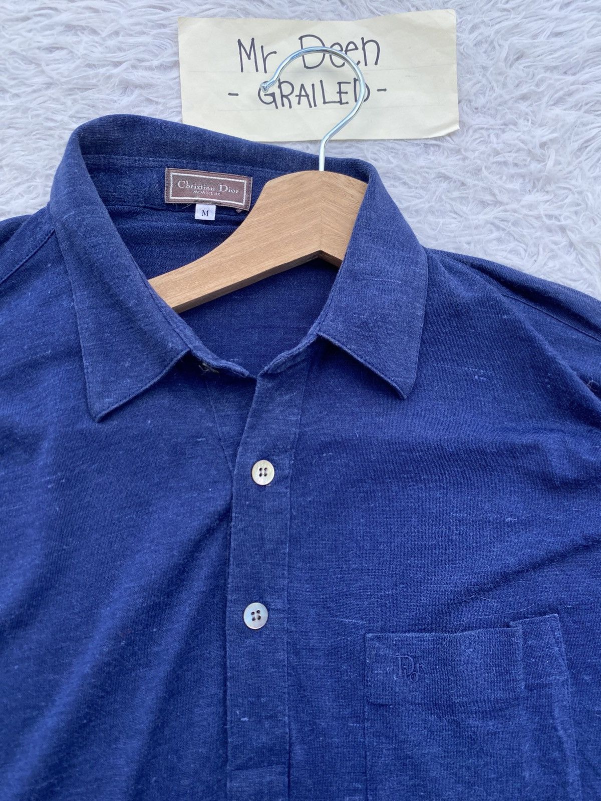 Christian Dior Monsieur Rare Vintage 90s Christian Dior Monsiuer Longsleeve Tshirt Size US M / EU 48-50 / 2 - 7 Thumbnail