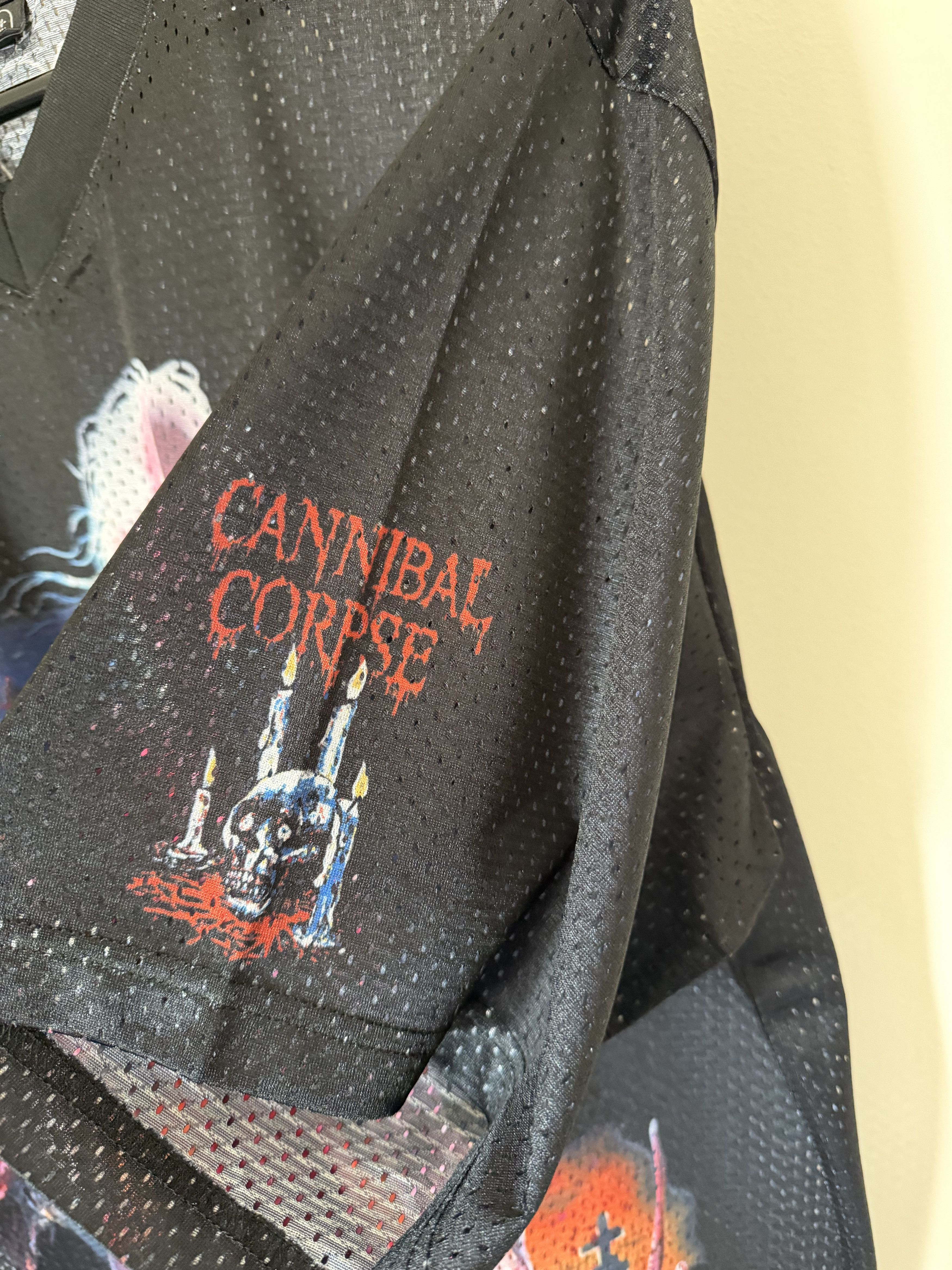 Brain Dead Brain Dead Cannibal Corpse Football Jersey in Black Size US L / EU 52-54 / 3 - 4 Thumbnail