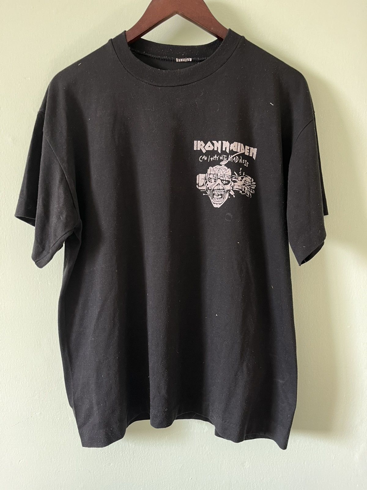 Iron Maiden 1990 Iron Mayden mexican bootleg Size US XL / EU 56 / 4 - 5 Thumbnail