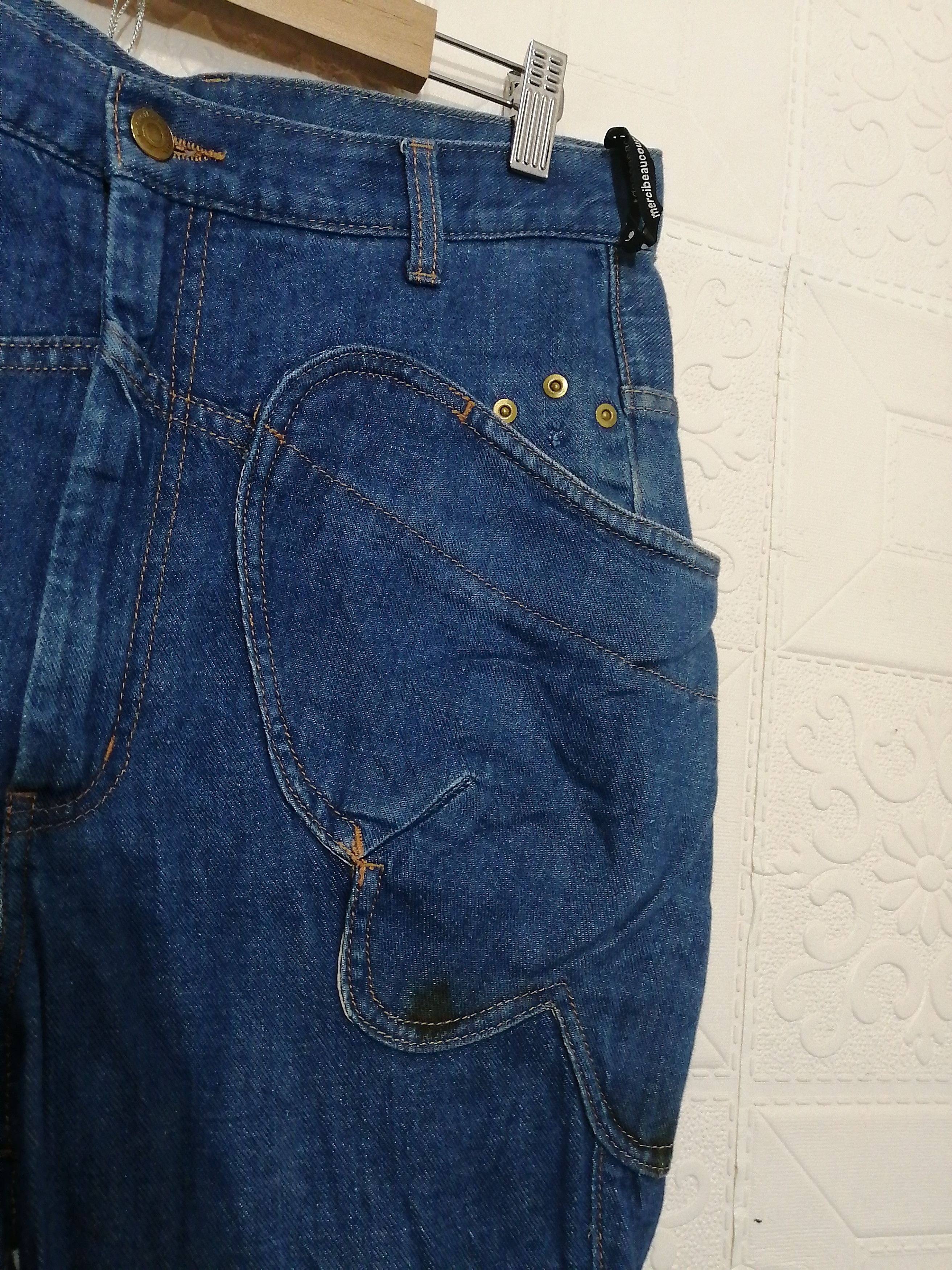 Issey Miyake × Japanese Brand × mercibeaucoup Issey miyake mercibeaucop denim Size US 30 / EU 46 - 2 Thumbnail