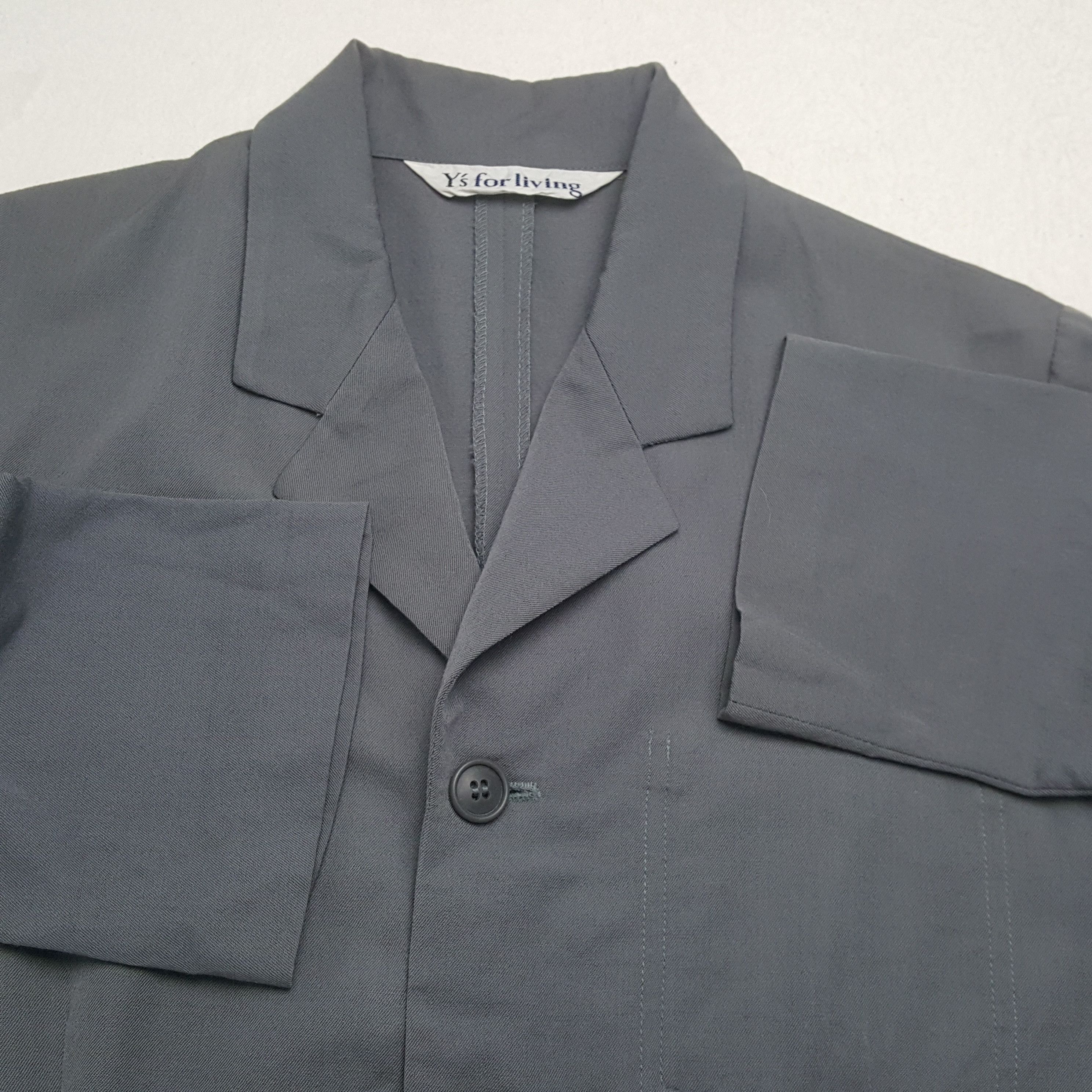 Yohji Yamamoto Y'S FOR LIVING by YOHJI YAMAMOTO Designer Blazer Size US XS / EU 42 / 0 - 7 Thumbnail