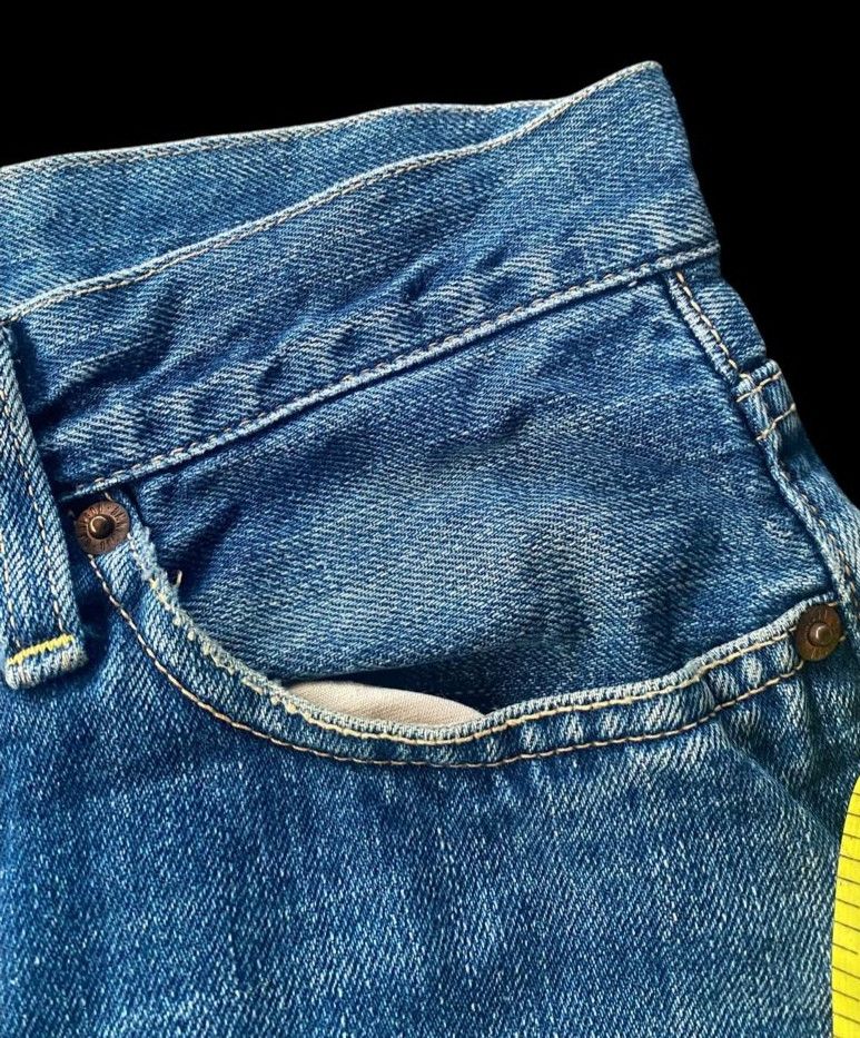 Japanese Brand 💥BEST OFFER💥Vintage Omigod Selvegde Distressed Denim Size US 31 - 9 Thumbnail