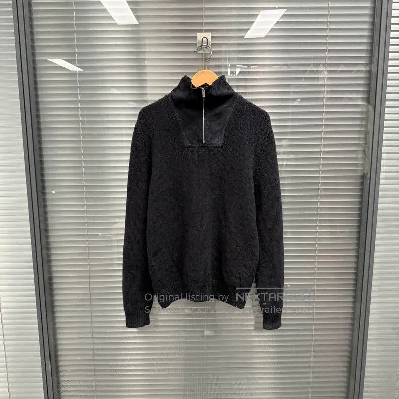 Hermes Hermes Classic Black Crewneck Knit Sweater Size US M / EU 48-50 / 2 - 1 Thumbnail