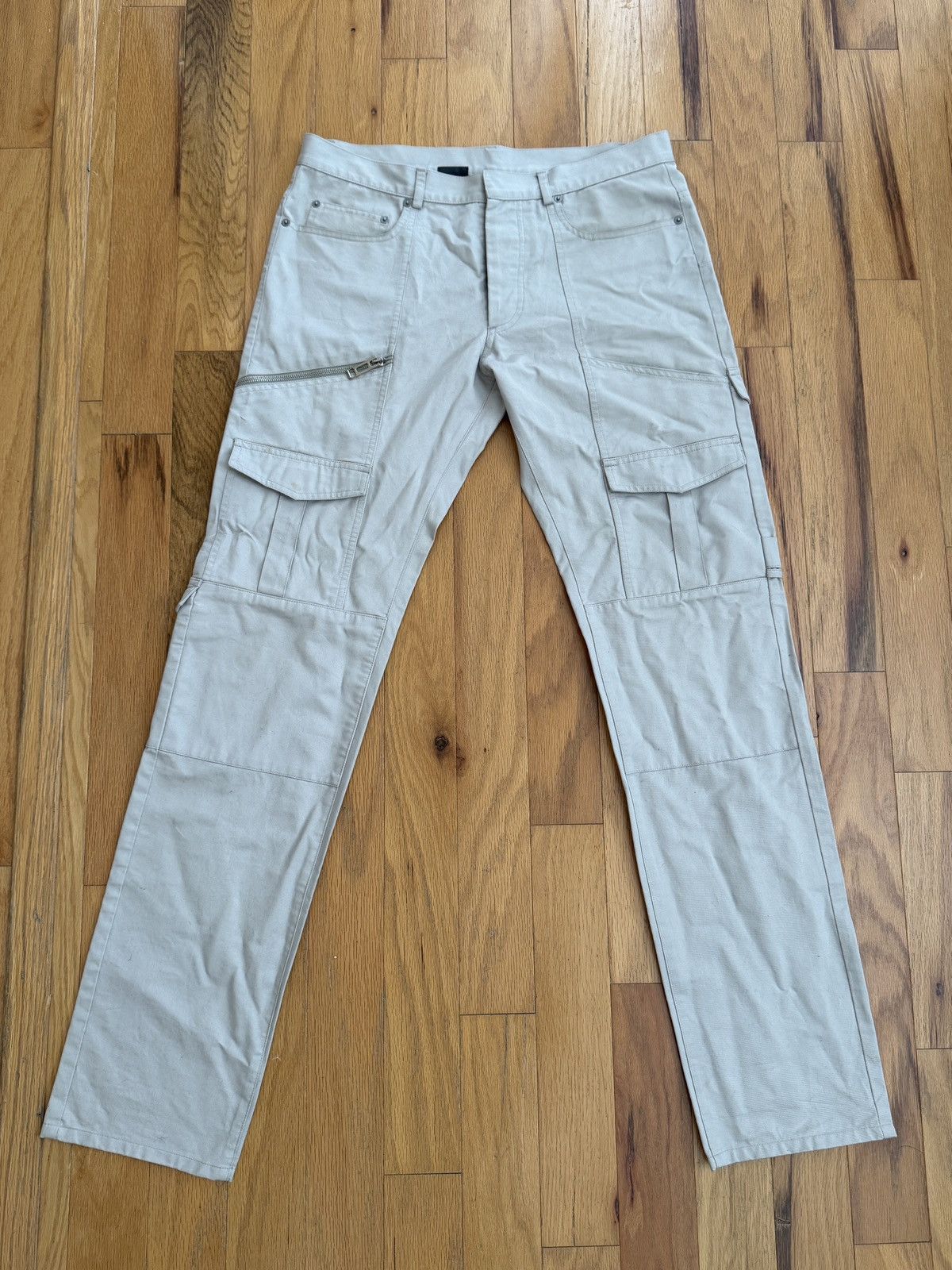 Dior Hedi Slimane SS04 Strip Cargo Pants Size US 32 / EU 48 - 1 Thumbnail