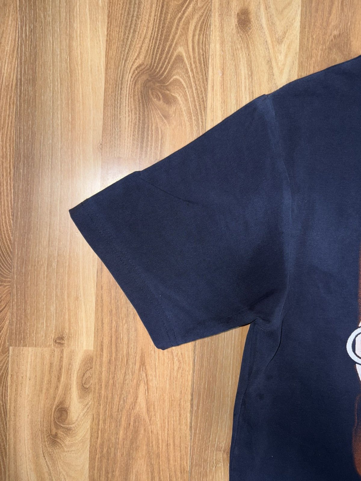 Calvin Klein Calvin Klein Brushstroke Logo Slim Fit Navy T-Shirt L Size US L / EU 52-54 / 3 - 3 Thumbnail