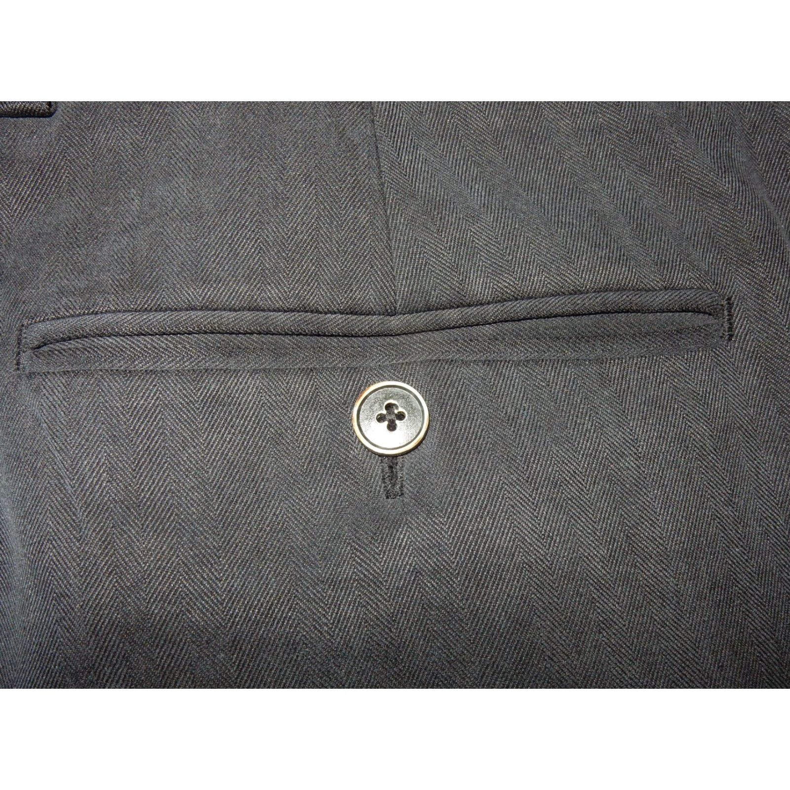 Tommy Bahama Tommy Bahama Men's Dress Pants Silk Black Size 35x32 Pleated Formal Business Size US 35 - 3 Thumbnail