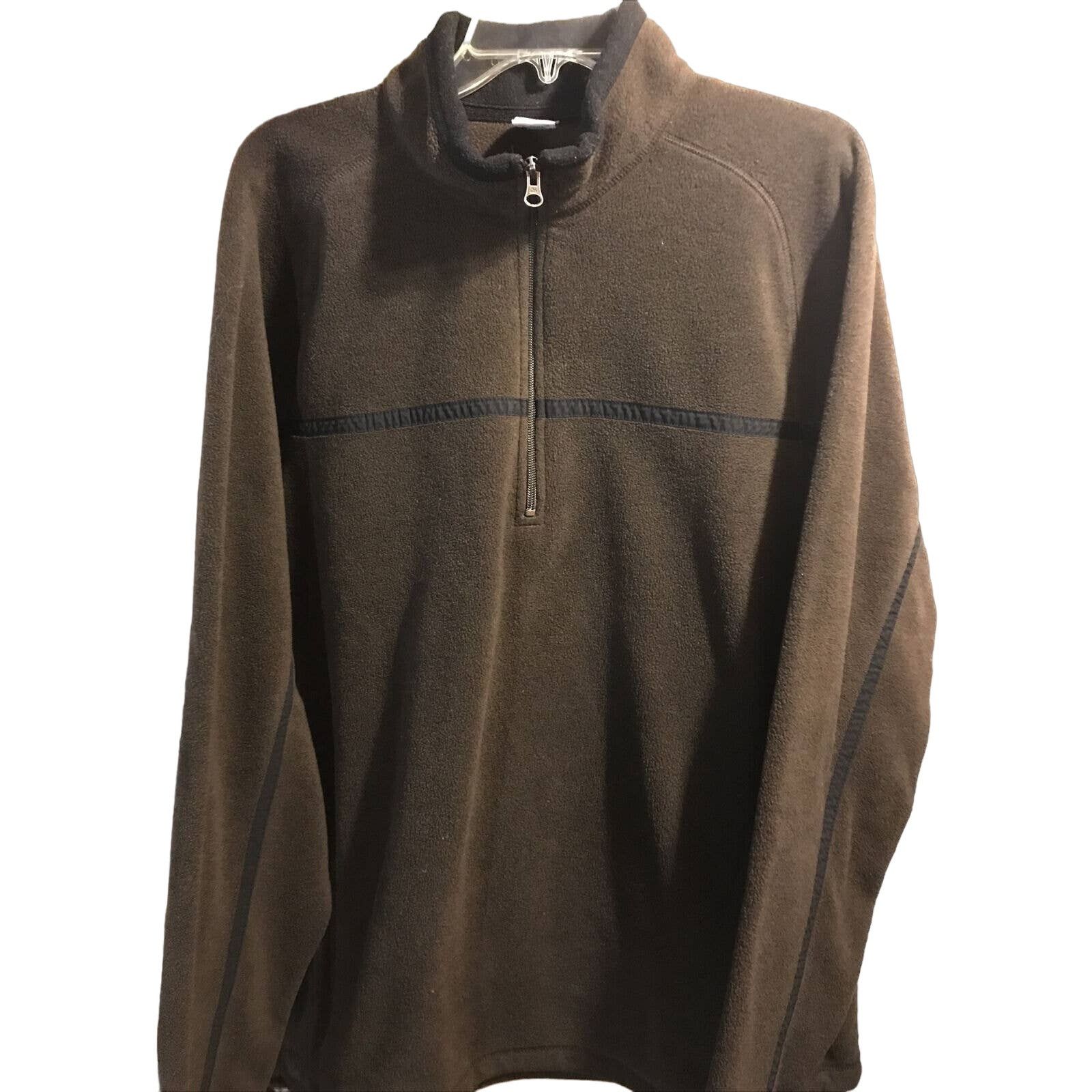 Old Navy Men’s Old Navy Fleece 1/4 Zip Pullover Brown Jacket Size XXL Size US XXL / EU 58 / 5 - 1 Thumbnail