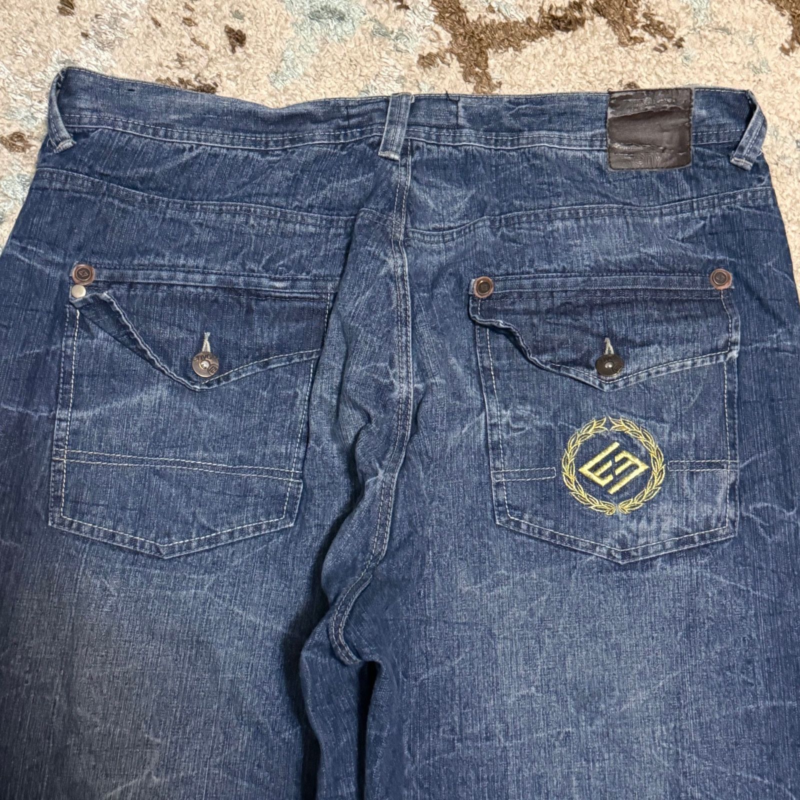 Enyce Vintage Enyce Baggy Wide Leg Jeans Size 42x29 Y2K Size US 42 / EU 58 - 3 Thumbnail