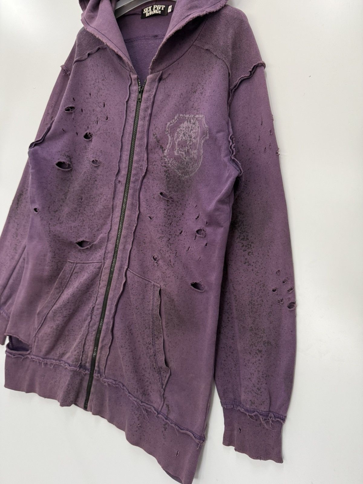 Sex Pot ReVeNGe 🔥 Sex Pot Revenge Punk Trash skull Hoodie Long Sweat zippy Size M / US 6-8 / IT 42-44 - 3 Thumbnail