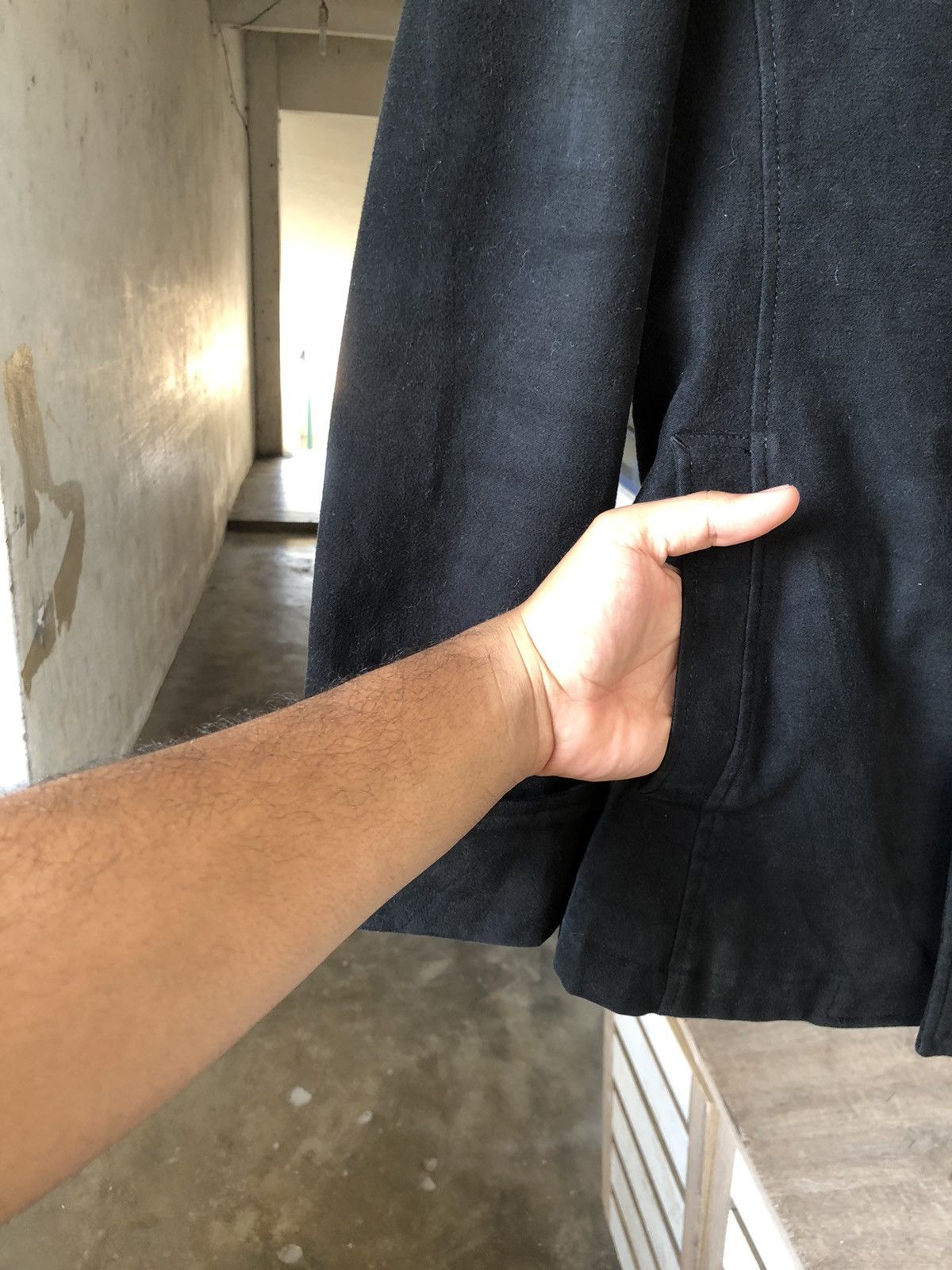 If Six Was Nine 🥷Tornado Mart Japan Punk Double Collar Cotton Jacket Size US L / EU 52-54 / 3 - 9 Thumbnail