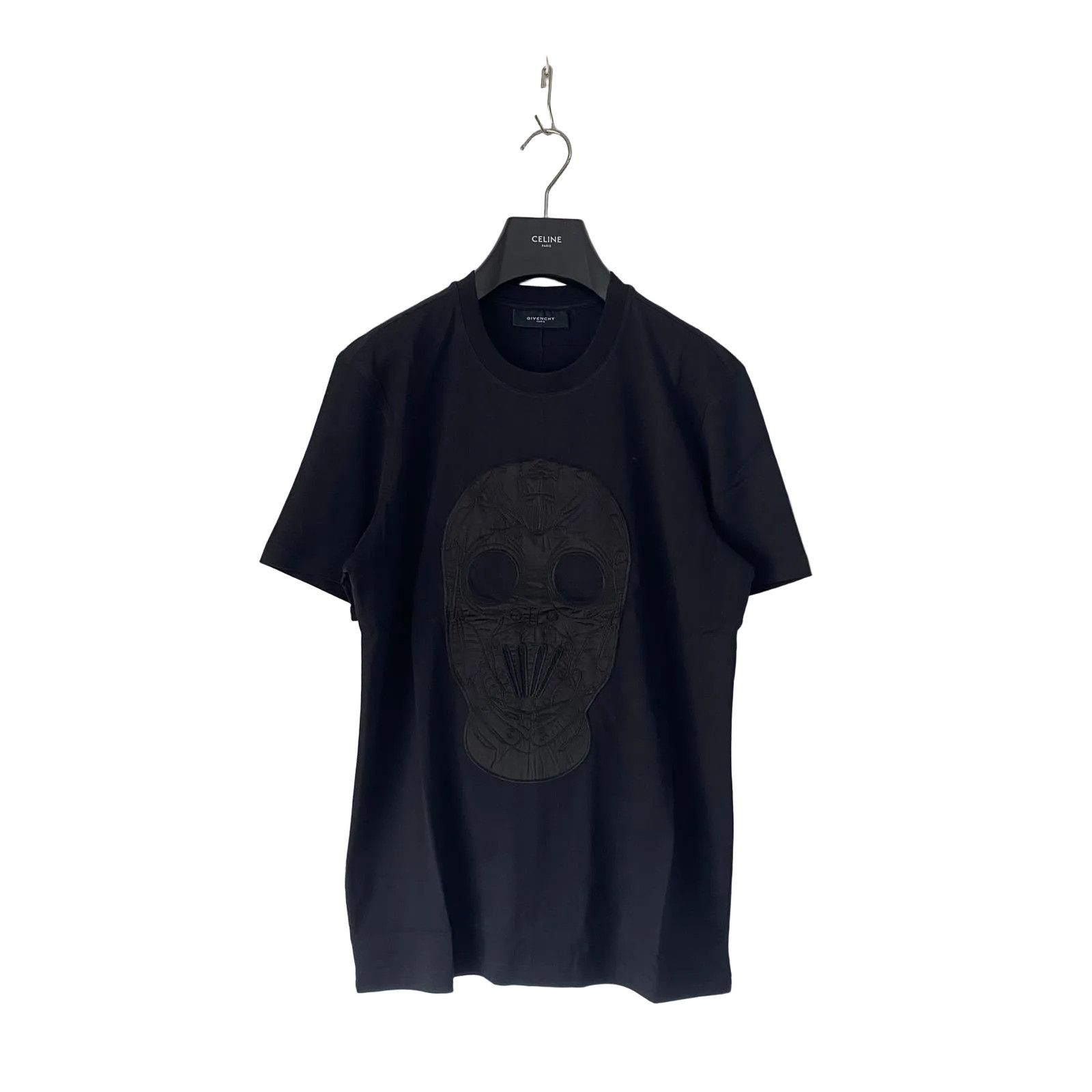 Givenchy Black Embroidered Mask T-Shirt Size US M / EU 48-50 / 2 - 1 Thumbnail