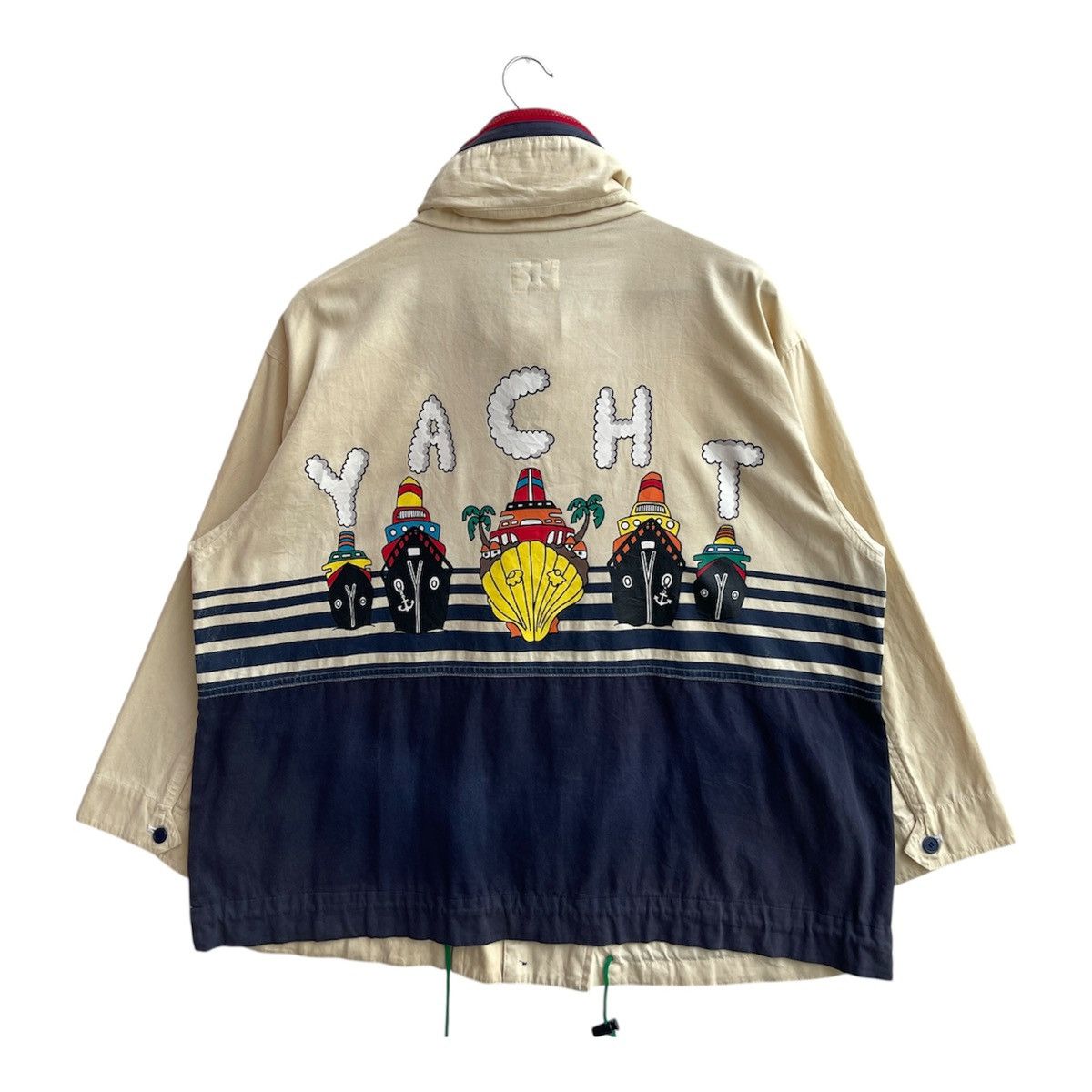Jean Charles De Castelbajac JCDC Yacht Fleet Embroidered Anorak Global Flag Travel Jckt Size US L / EU 52-54 / 3 - 2 Thumbnail