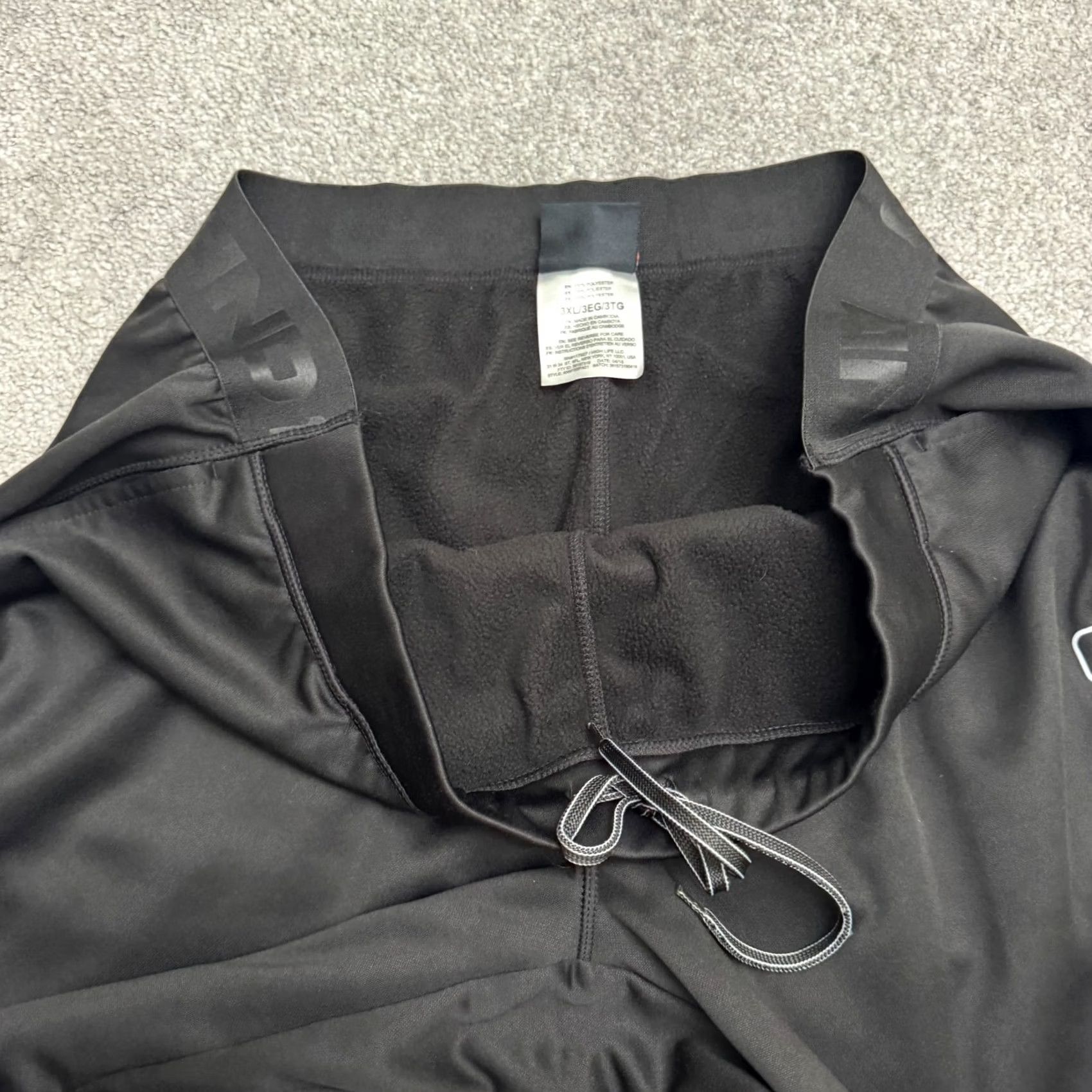 Vintage AND1 Tech Fleece Track Pants Mens 3XL Black with Pockets - Straight Leg, Fleece, Regular Fit, Polyester, Casual Activewear Size US 39 - 7 Thumbnail