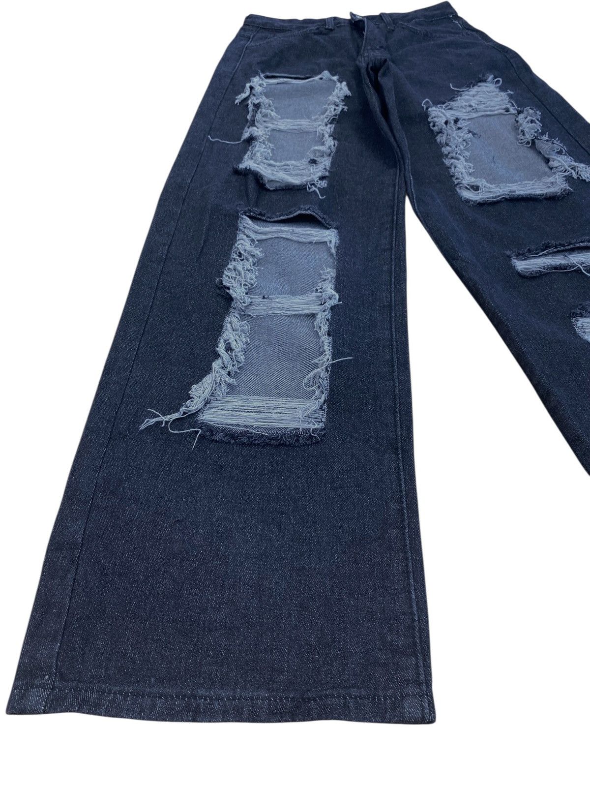 Japanese Brand Japanese Brand Black Wash Distressed Style Baggy Jeans Size US 28 / EU 44 - 7 Thumbnail