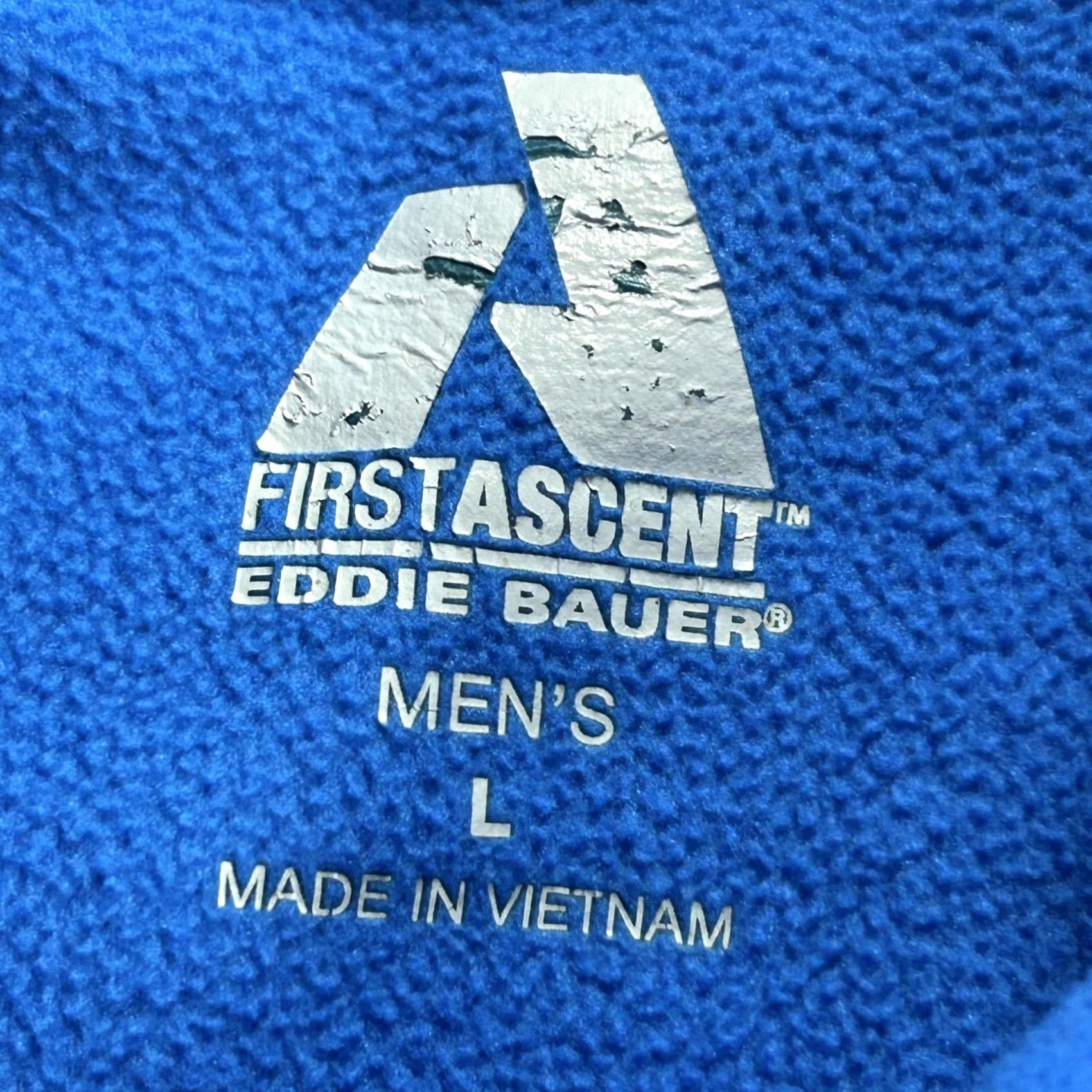 Eddie Bauer Eddie Bauer First Ascent Fleece Pullover Mens Large Blue 1/4 Zip Hiking Top Size US L / EU 52-54 / 3 - 3 Thumbnail