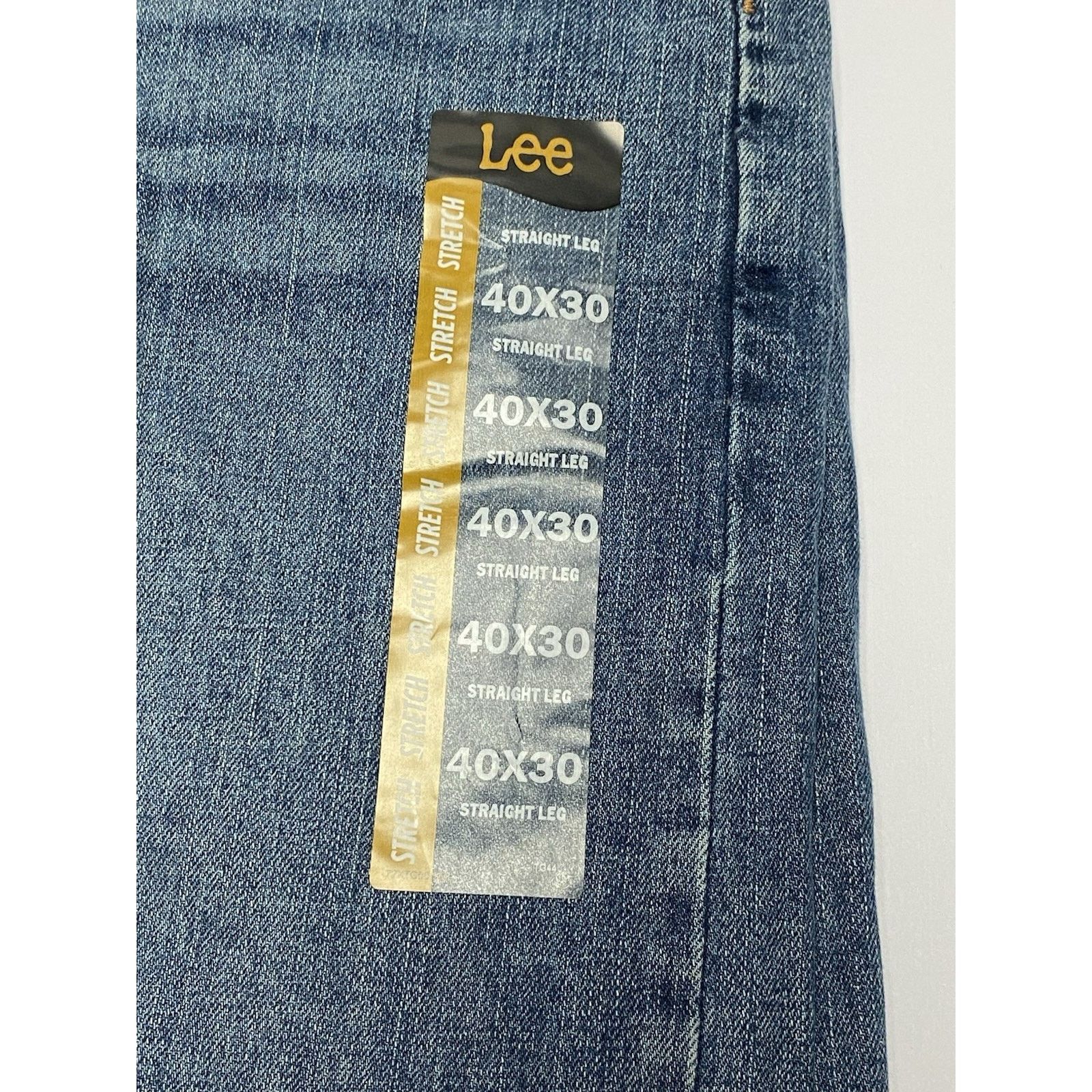 Lee 40x30 Mens Regular Fit Straight Leg Premium Lee Jeans Size US 40 / EU 56 - 2 Thumbnail