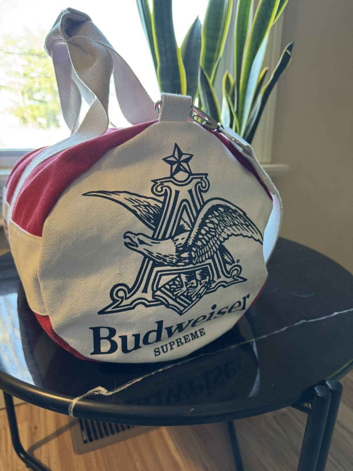 Supreme x Budweiser Canvas Duffle Bag