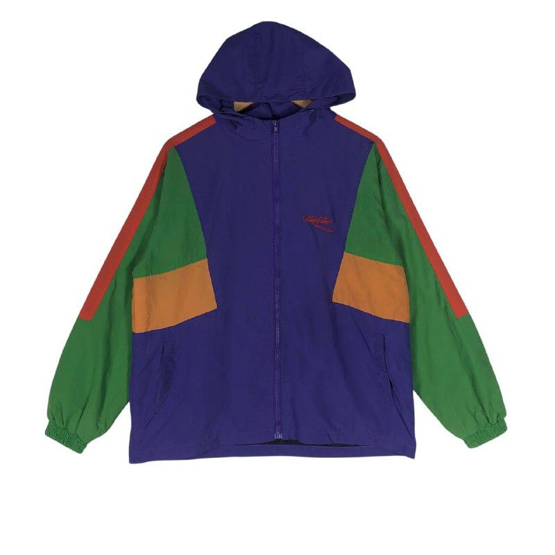 Japanese Brand Multi- Color Nylon Windbreaker Jacket Size US M / EU 48-50 / 2 - 1 Thumbnail