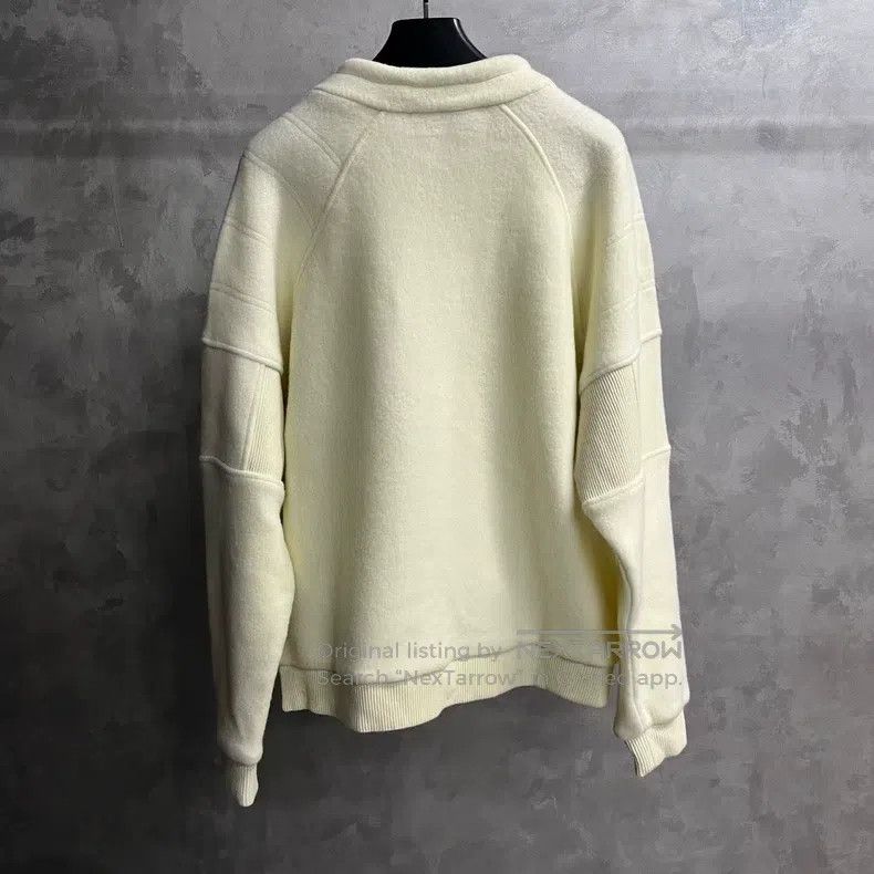 Louis Vuitton Louis Vuitton 25 Latest White Solid Wool Turtleneck Jacket Size US XL / EU 56 / 4 - 5 Thumbnail