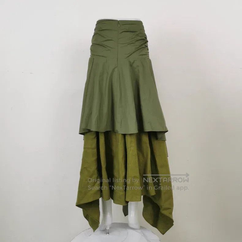 Loewe Loewe Military green skirt Size 25" / US 0 / IT 36 - 2 Thumbnail