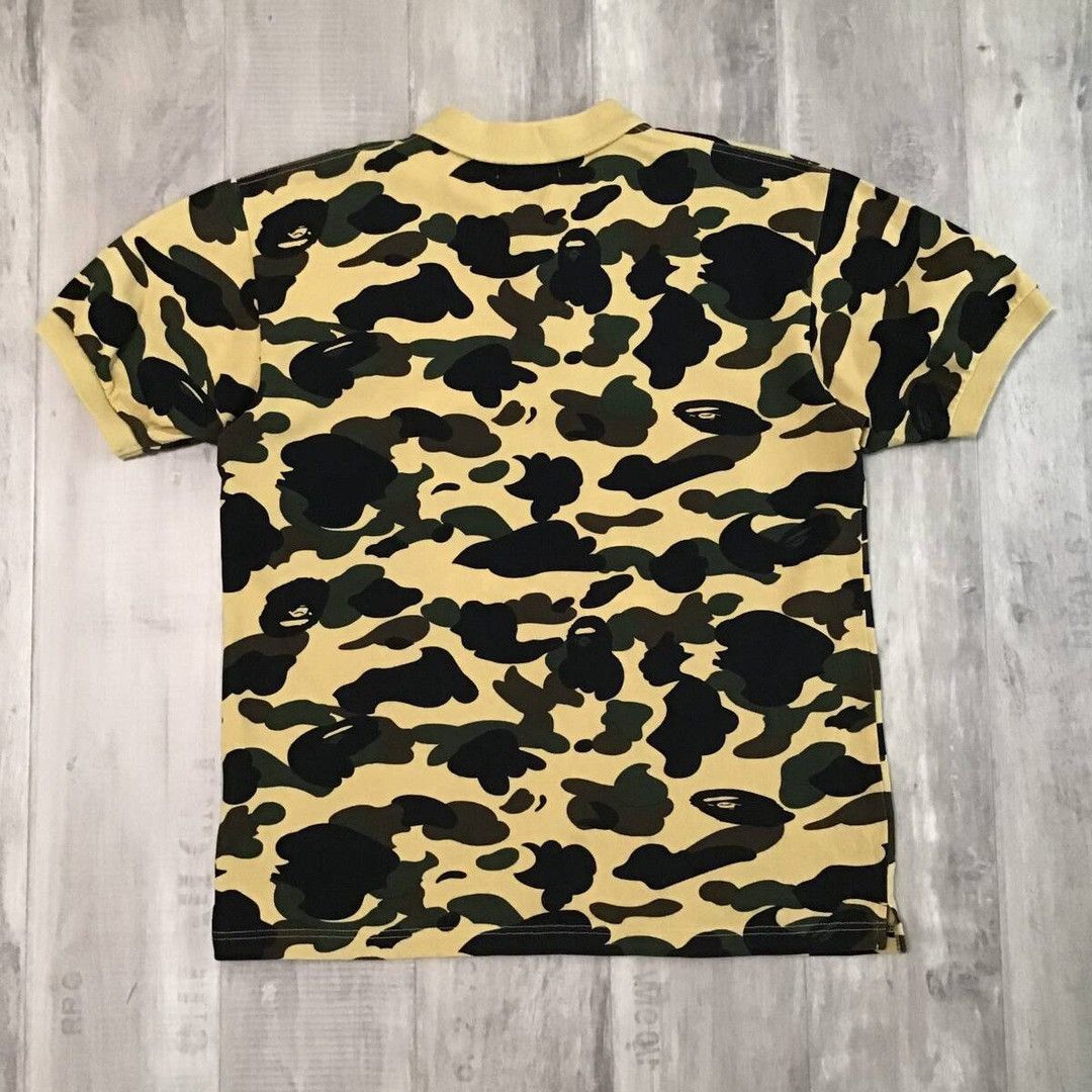 Bape BAPE Polo shirt 1st camo yellow a bathing ape Size US L / EU 52-54 / 3 - 2 Thumbnail