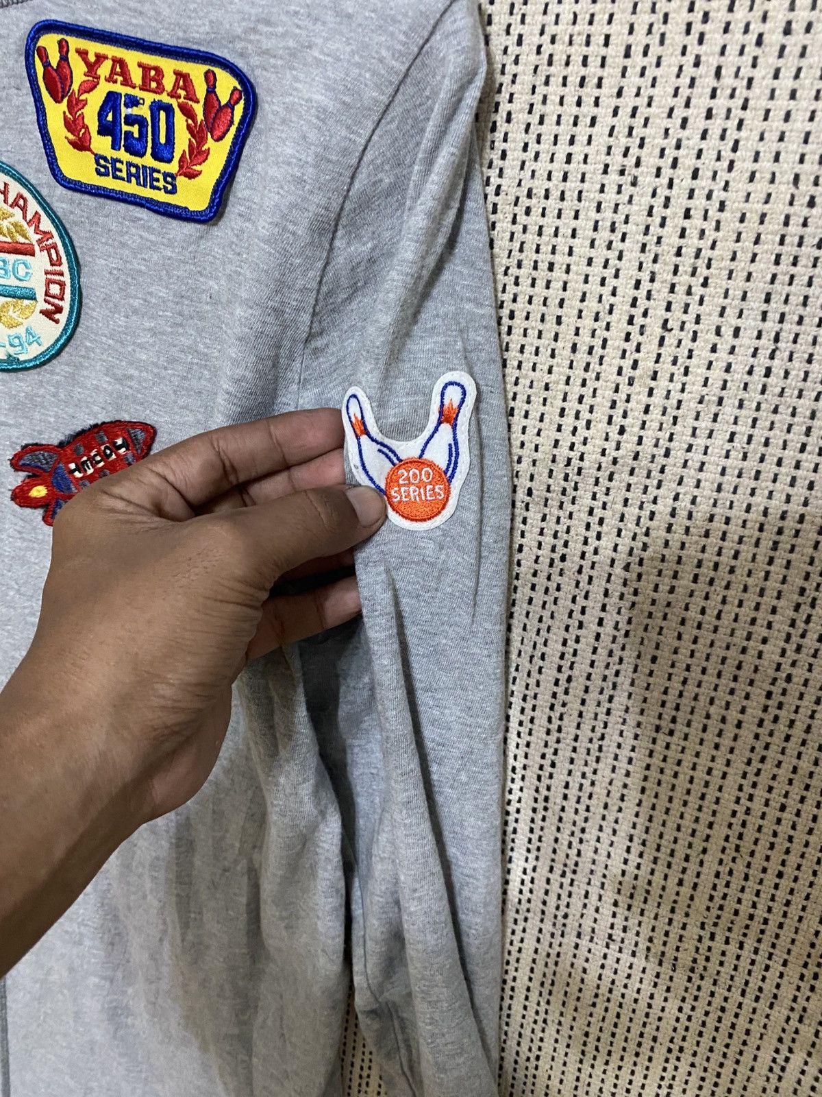 Vetements Vetements Grey Button-Up Cardigan – 700 Patch Design Size M / US 6-8 / IT 42-44 - 4 Thumbnail