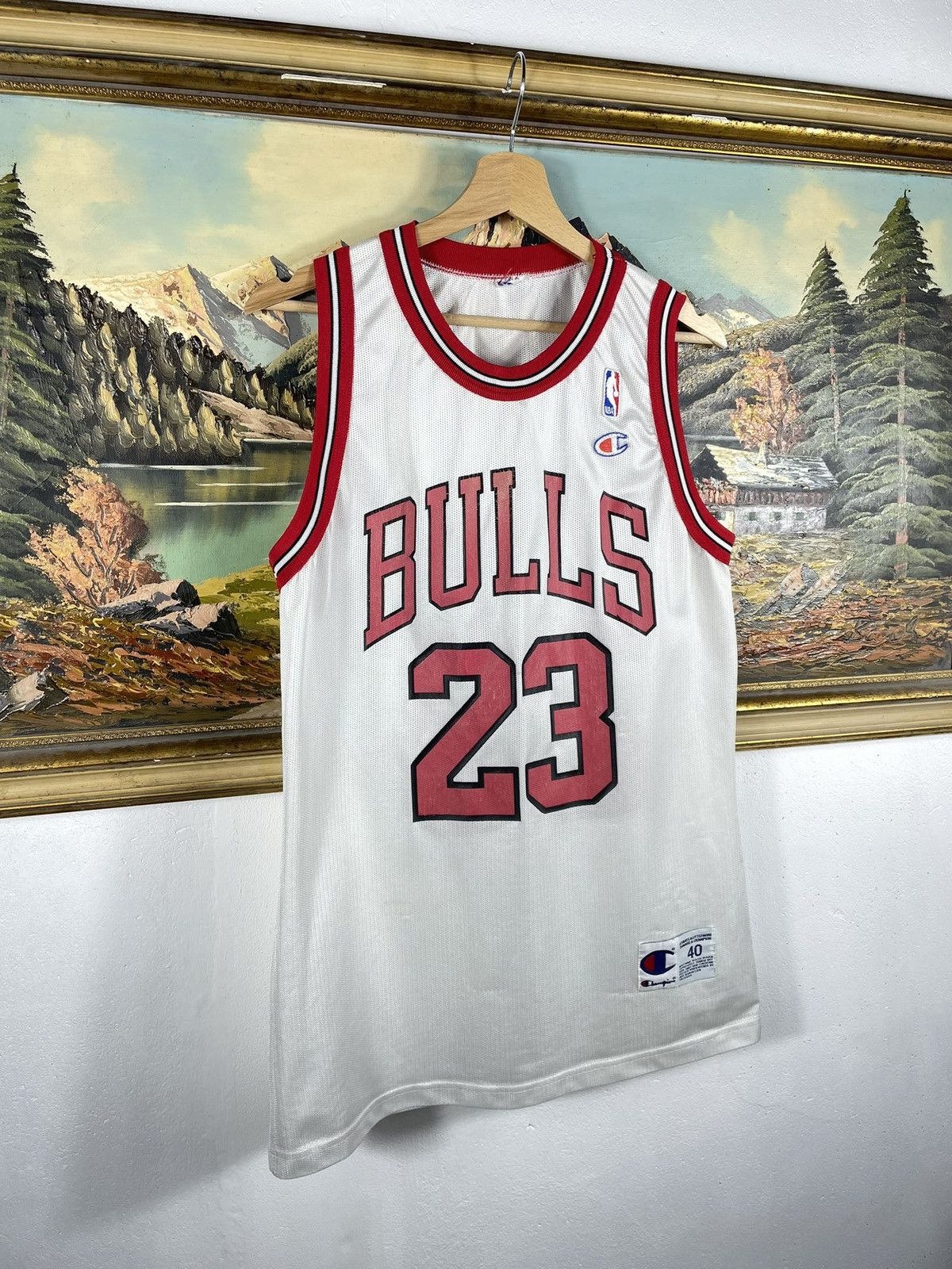 Champion × NBA Chicago Bulls Retro Jersey Tank Top Tee Jordan 23 Basketball Size US S / EU 44-46 / 1 - 3 Thumbnail