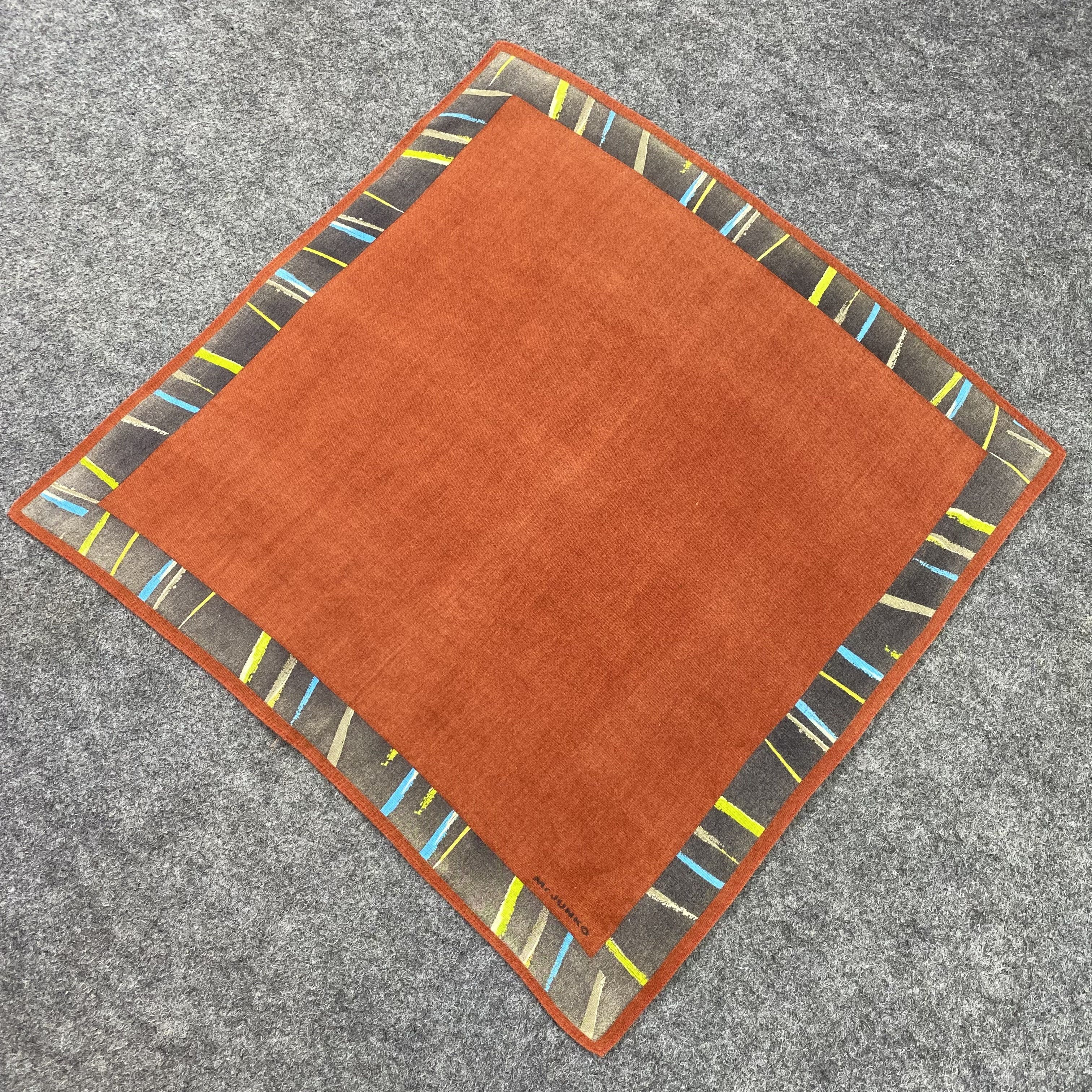 Japanese Brand Mr. Junko Handkerchief / Bandana / Neckerchief -B776 Size ONE SIZE - 3 Thumbnail