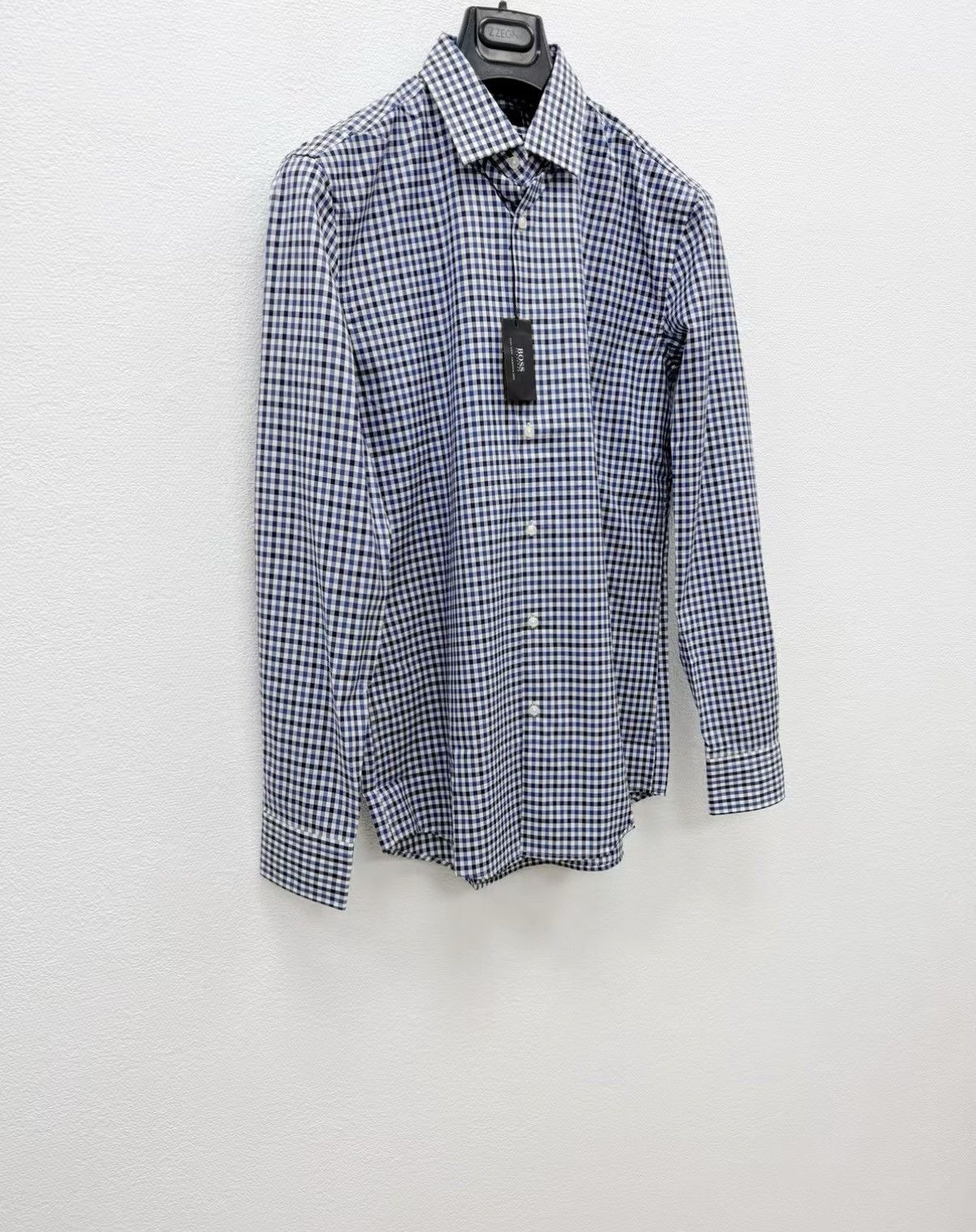 Hugo Boss HUGO BOSS 100% Cotton Long Sleeve Shirt J30 Size US S / EU 44-46 / 1 - 2 Thumbnail