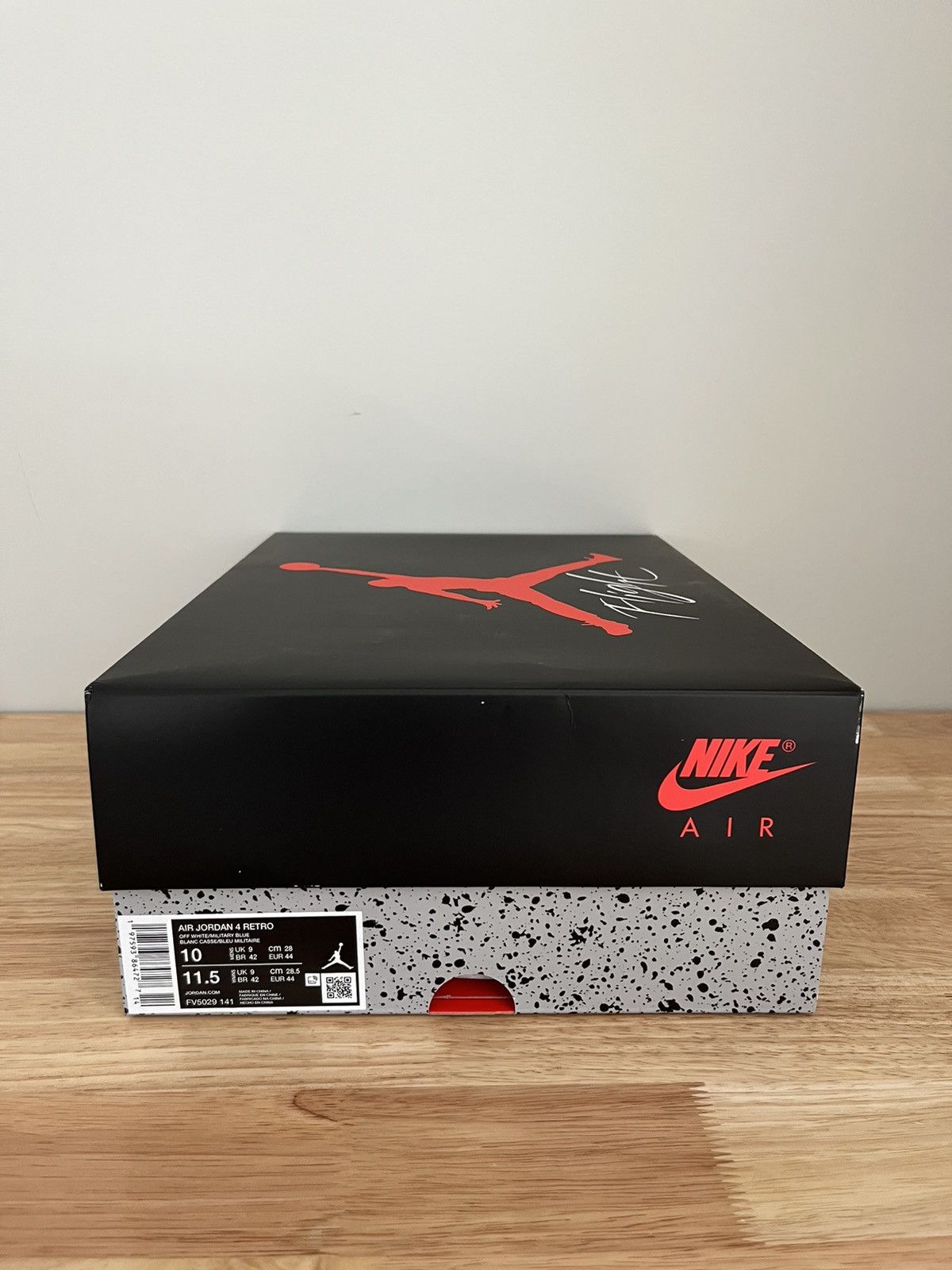 Jordan Brand Nike Air Jordan 4 Retro Military Blue 2024 FV5029-141 Size US 10 / EU 43 - 9 Thumbnail