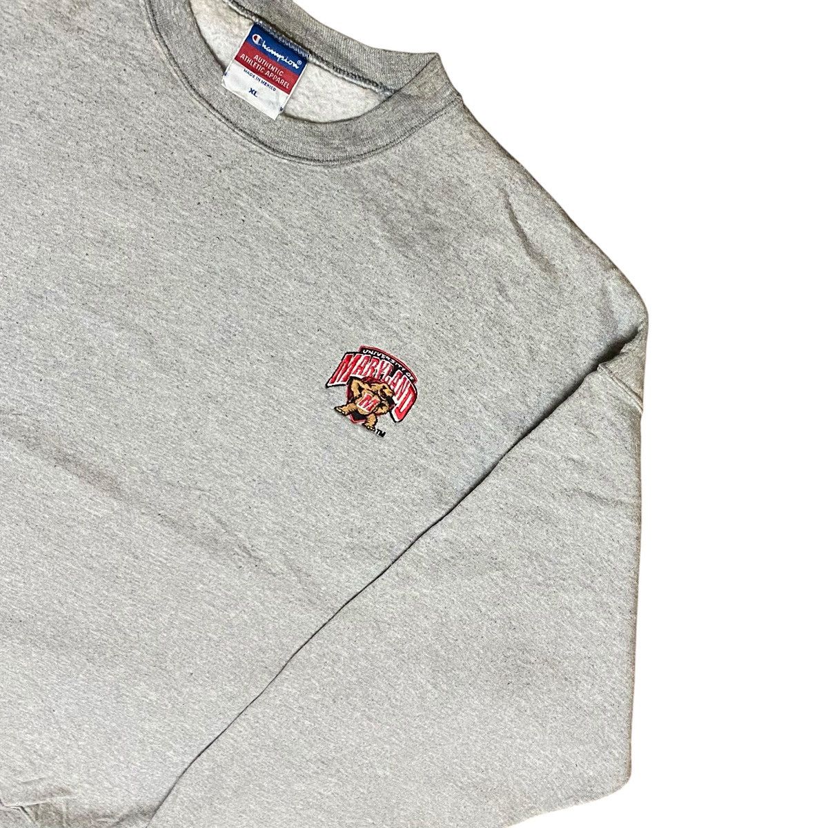 Champion × Vintage Vintage 90's Champion University of Maryland Sweatshirts Size US XL / EU 56 / 4 - 3 Thumbnail