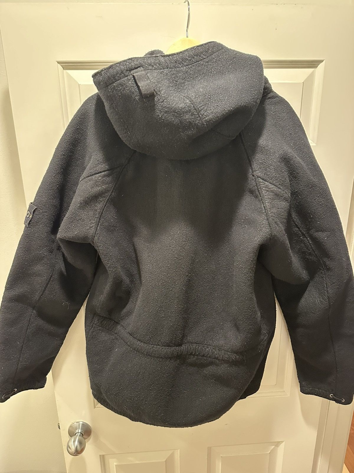 Stone Island Stone Island 2005 Black Felt Jacket Size US XXL / EU 58 / 5 - 7 Thumbnail