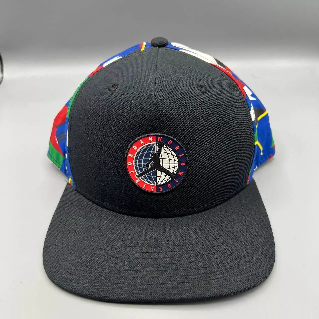 Jordan Brand Air Jordan Hat Men Black Worldwide Jumpman Snap Back Cap Size ONE SIZE - 1 Thumbnail
