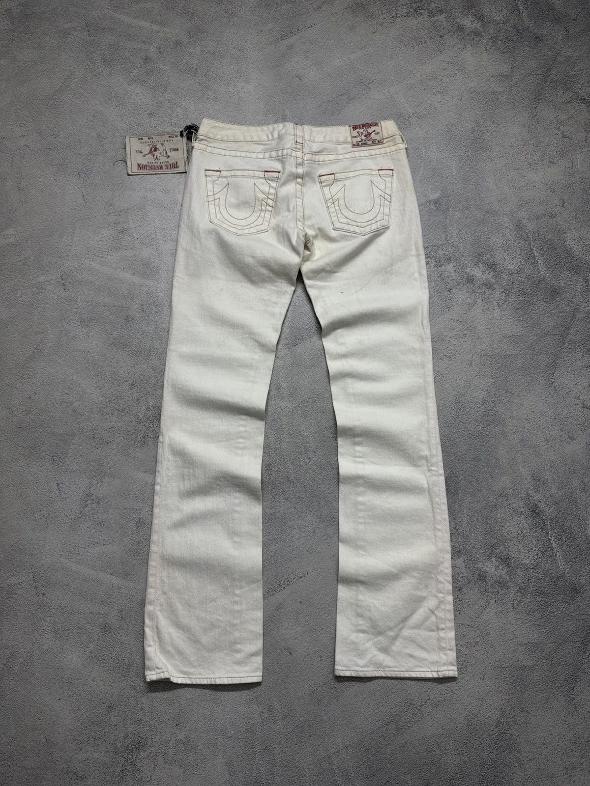 True Religion Vintage True Religion USA White Jeans 90’s Size 29" - 1 Thumbnail