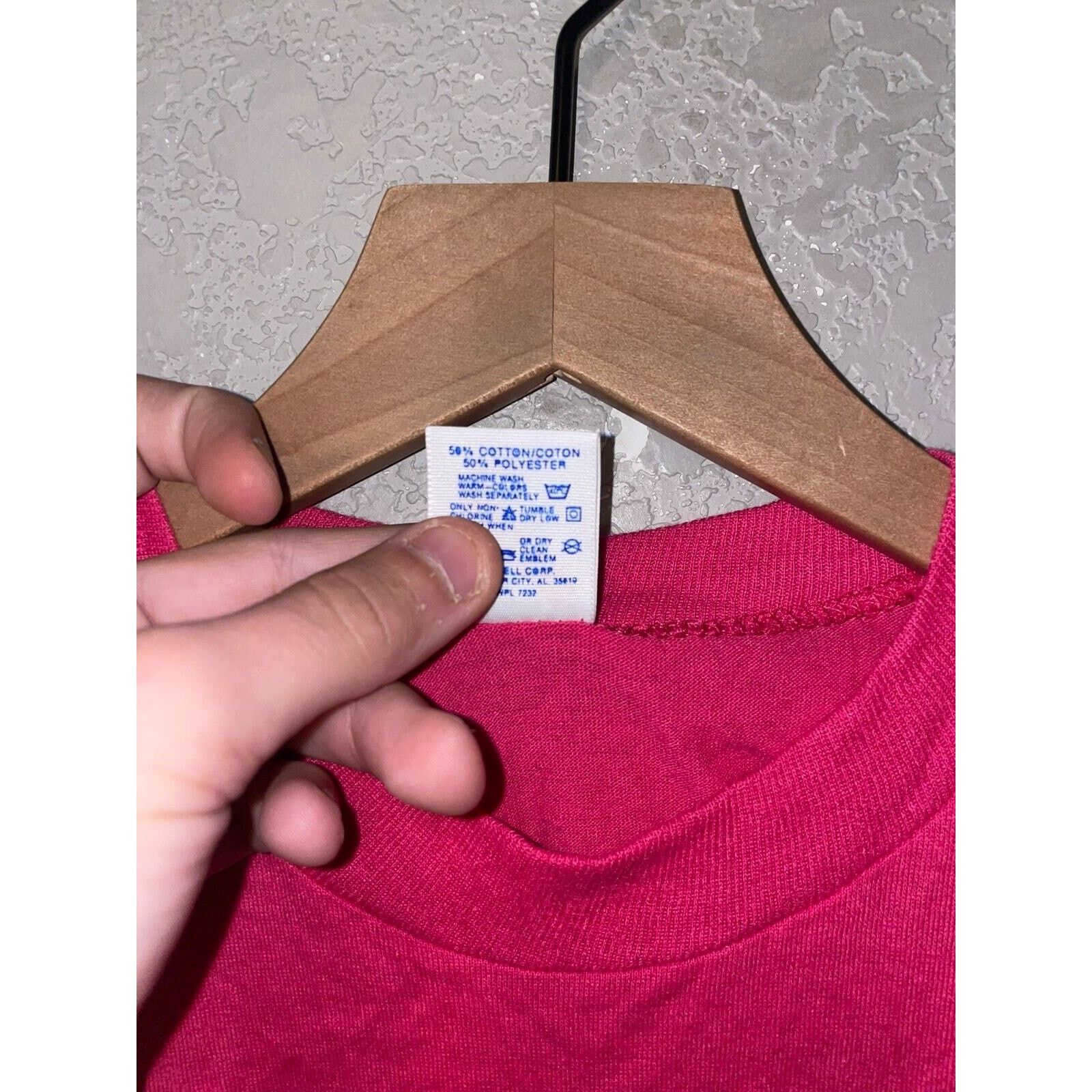 Jerzees Vintage Cincinnati Pink Shirt Teddy Bear Tee 1988 80s VTG S Size US S / EU 44-46 / 1 - 9 Thumbnail