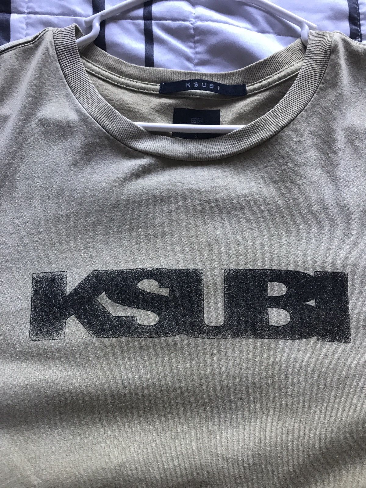 Ksubi Khaki Cream Vintage Ksubi T-Shirt Size US S / EU 44-46 / 1 - 2 Thumbnail