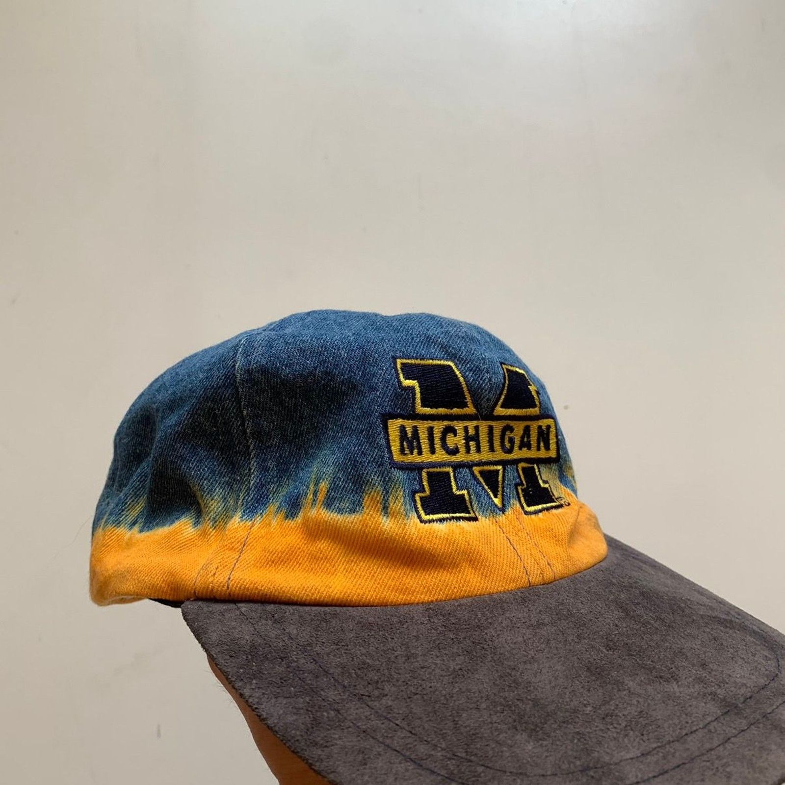 NCAA × The Game × Vintage Vintage 90s Michigan Wolverines NCAA The Game Strap Back Hat Size ONE SIZE - 2 Thumbnail