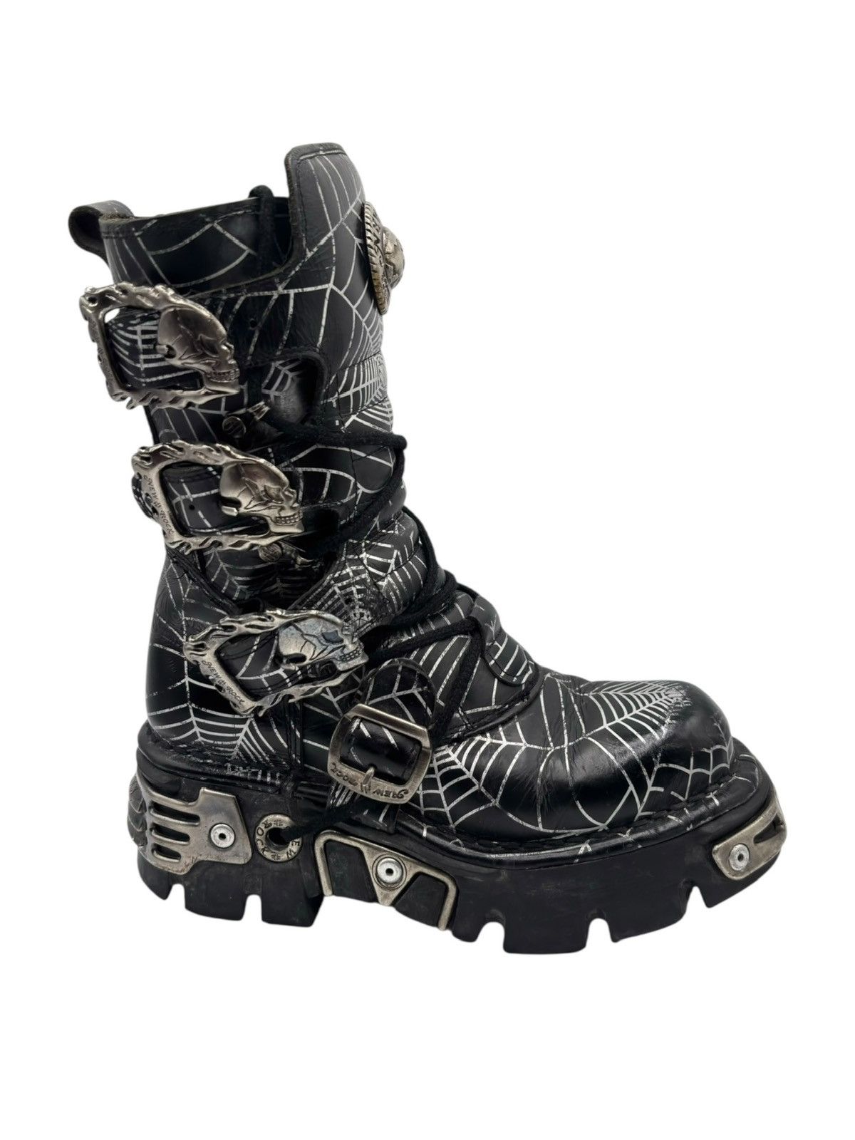 New Rock Vintage New Rock cobweb reactor boots Size 36 Size US 6 / IT 36 - 4 Thumbnail
