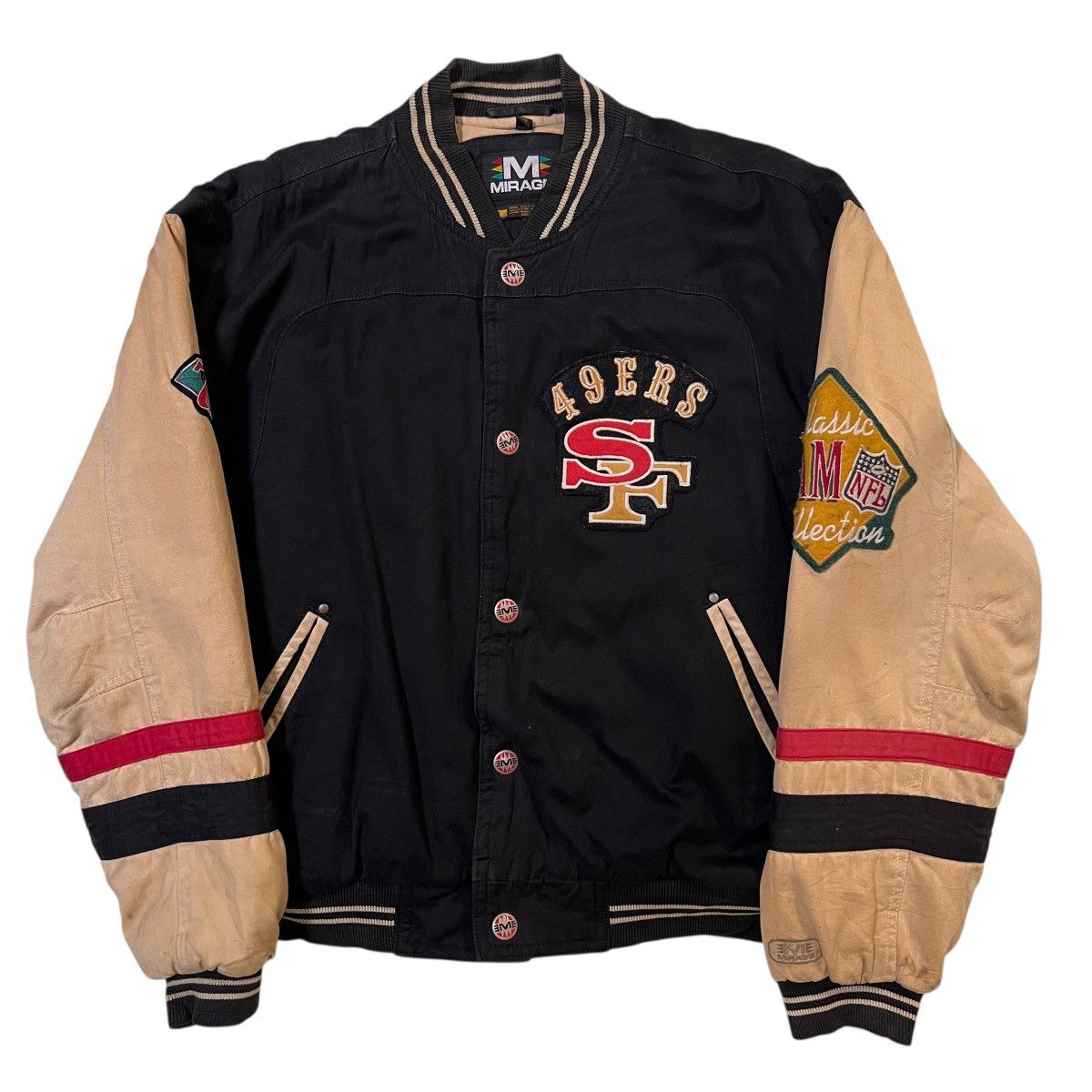 Mirage 🔥 VINTAGE NFL 46ERS SAN FRANCISCO TEAM BOMBER JACKET Size US M / EU 48-50 / 2 - 1 Thumbnail