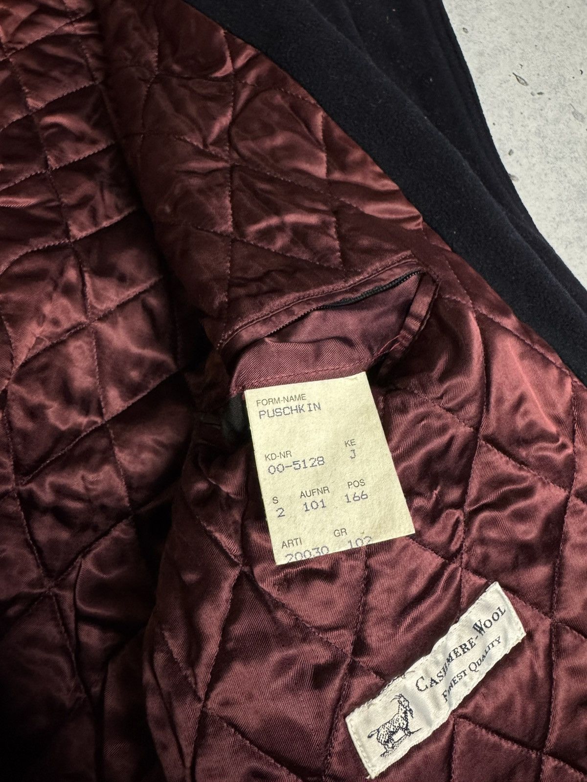 Hugo Boss Vintage 90s Hugo Boss Wool Cashmere Bomber Jacket Size US XL / EU 56 / 4 - 8 Thumbnail