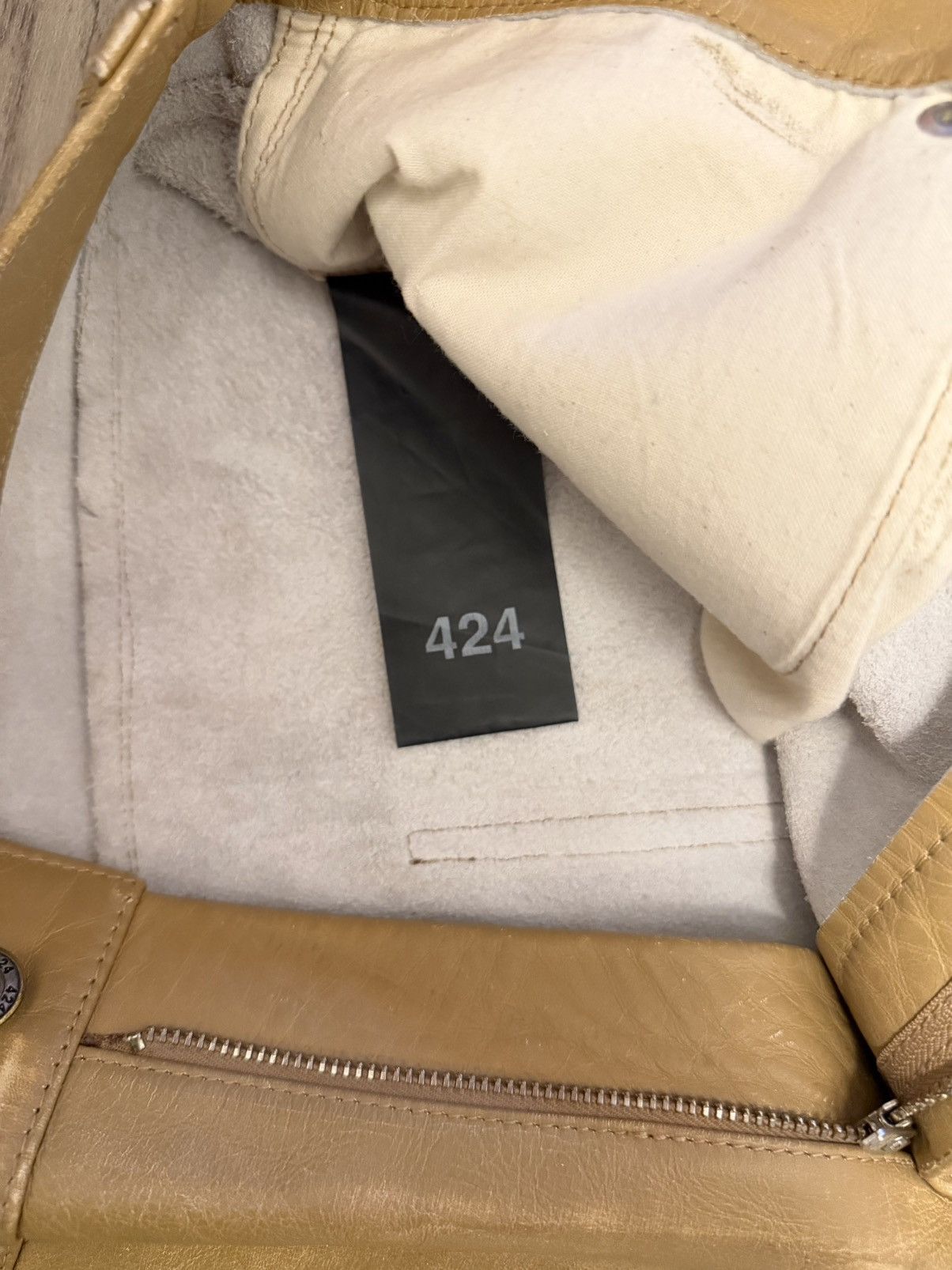 424 424 leather five pocket pants Size US 34 / EU 50 - 14 Thumbnail