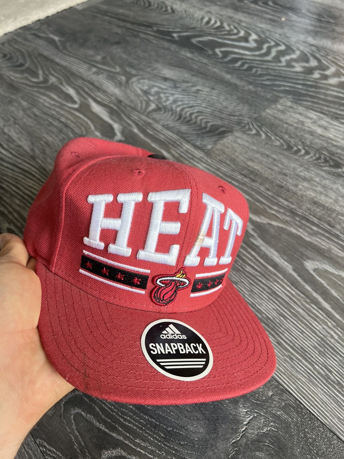 Adidas × NBA × Vintage Vintage Miami Heat SnapBack hat Y2K VTG Size ONE SIZE - 3 Thumbnail