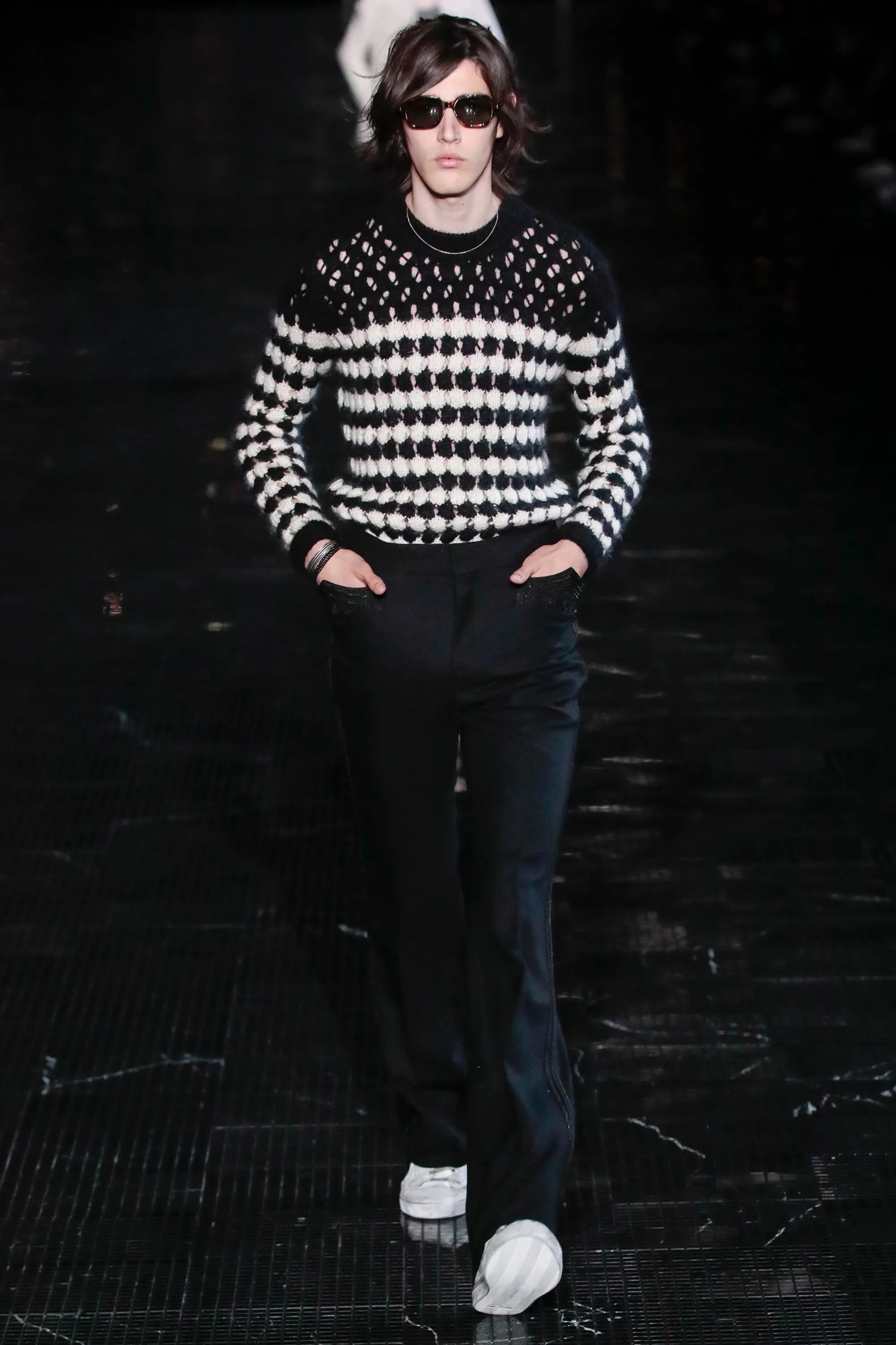 Saint Laurent Paris SS19 Saint Laurent Alpaca Wool Knit Sweater Size US S / EU 44-46 / 1 - 1 Thumbnail